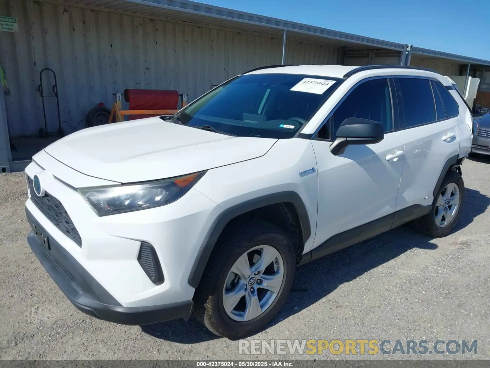 2 Photograph of a damaged car 2T3LWRFV7KW013250 TOYOTA RAV4 HYBRID 2019