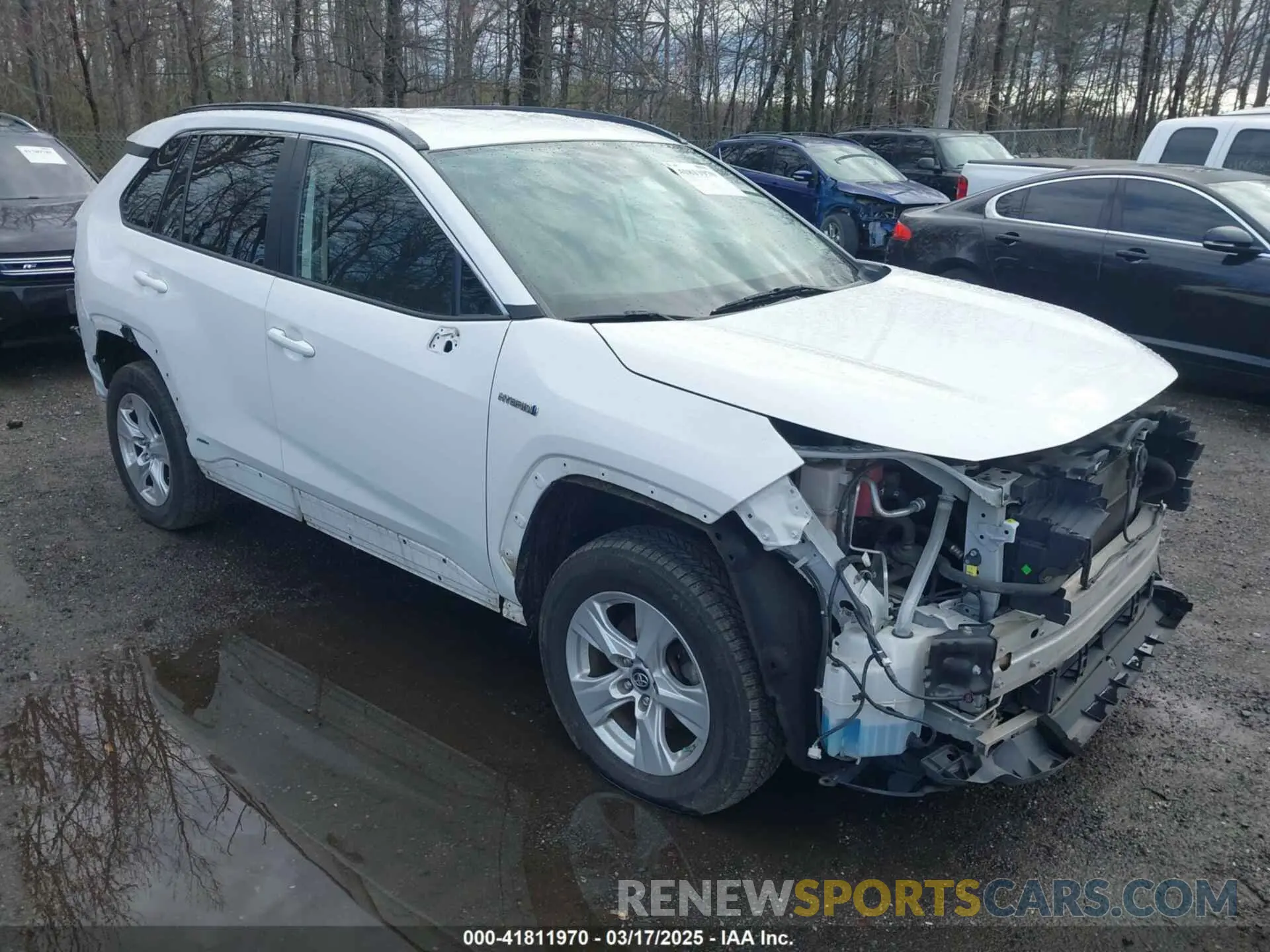 1 Photograph of a damaged car 2T3MWRFV2KW009546 TOYOTA RAV4 HYBRID 2019