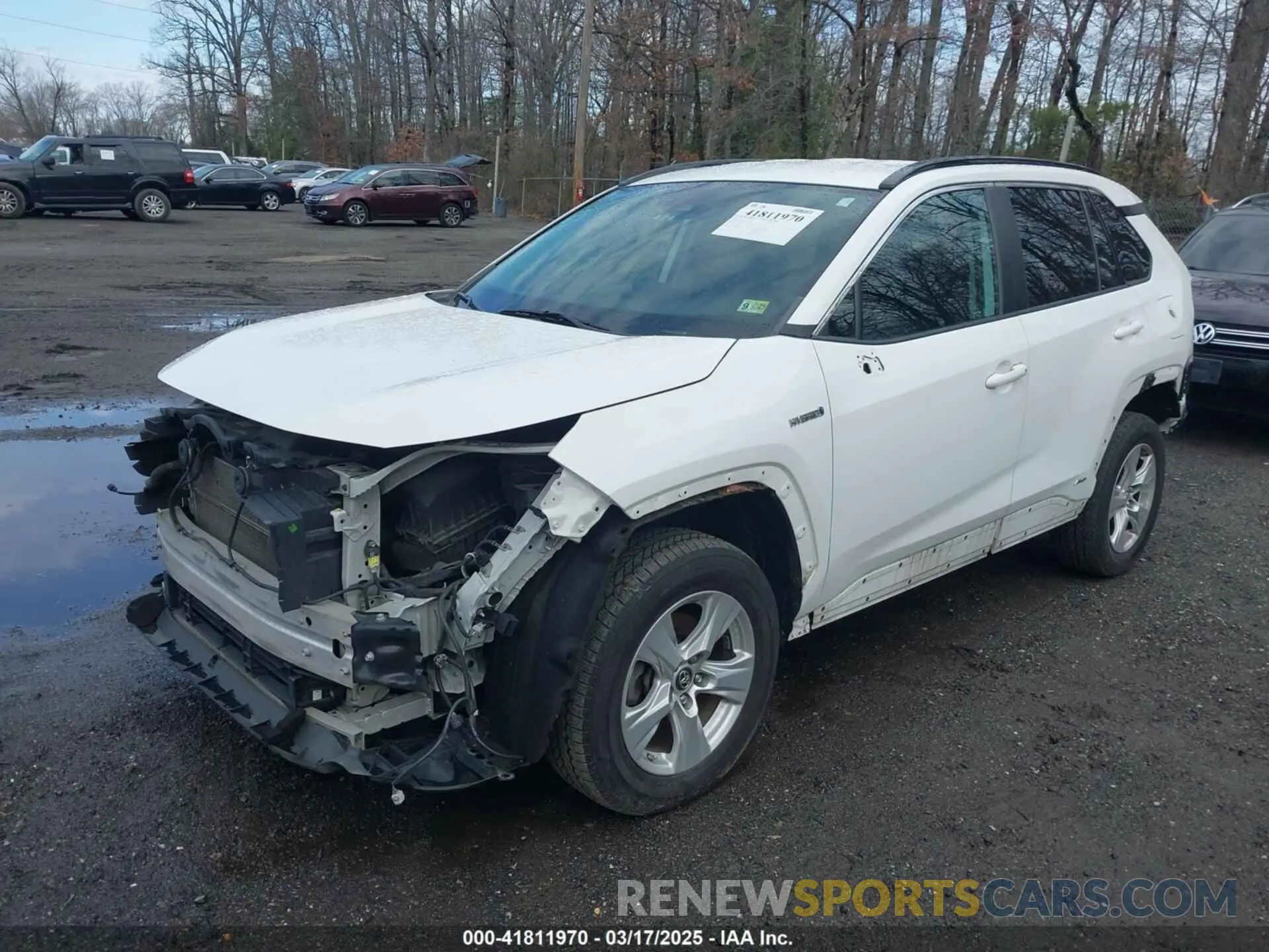 2 Photograph of a damaged car 2T3MWRFV2KW009546 TOYOTA RAV4 HYBRID 2019