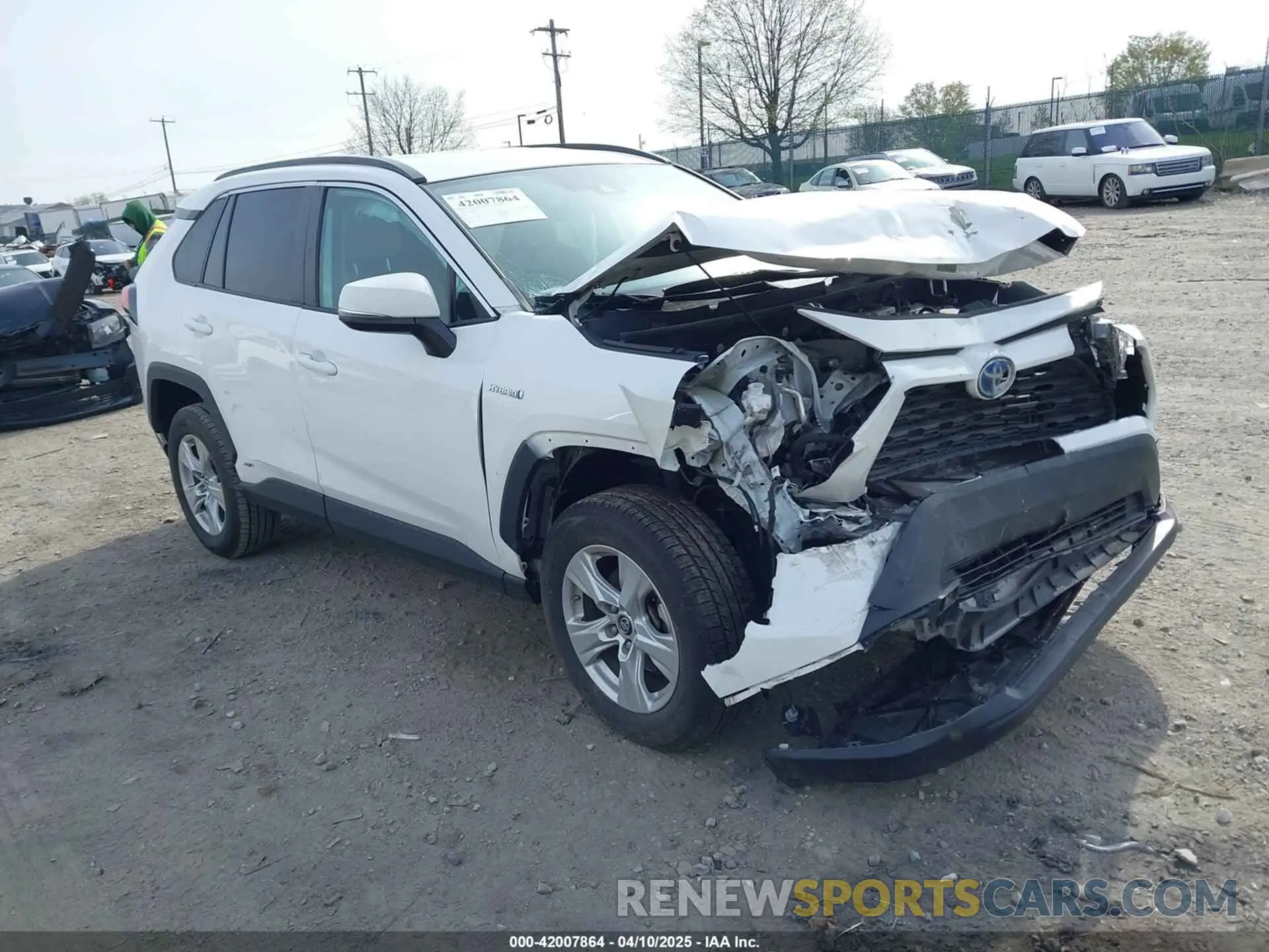 1 Photograph of a damaged car 2T3MWRFVXKW018477 TOYOTA RAV4 HYBRID 2019