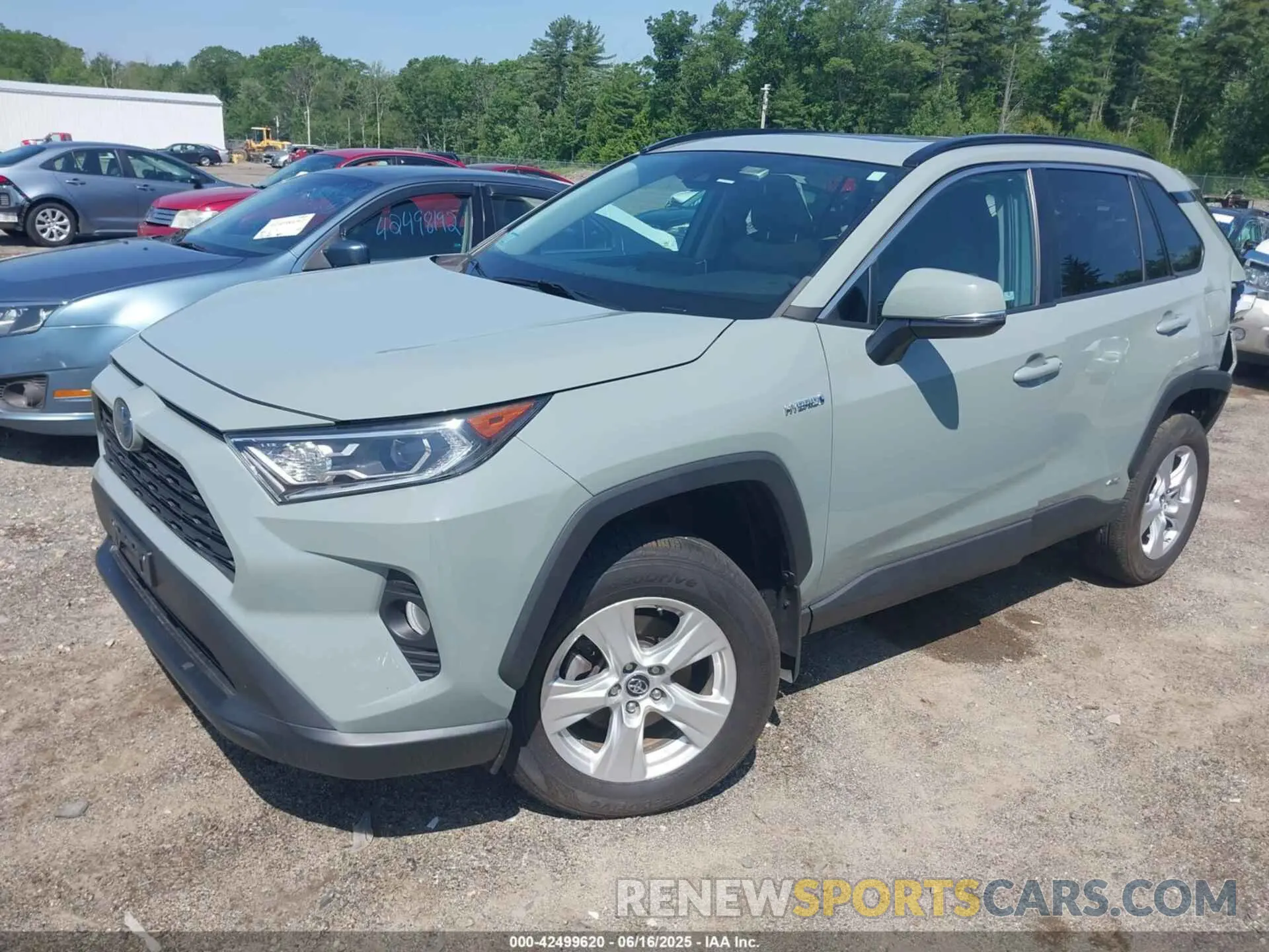 2 Photograph of a damaged car 2T3RWRFV2KW020164 TOYOTA RAV4 HYBRID 2019