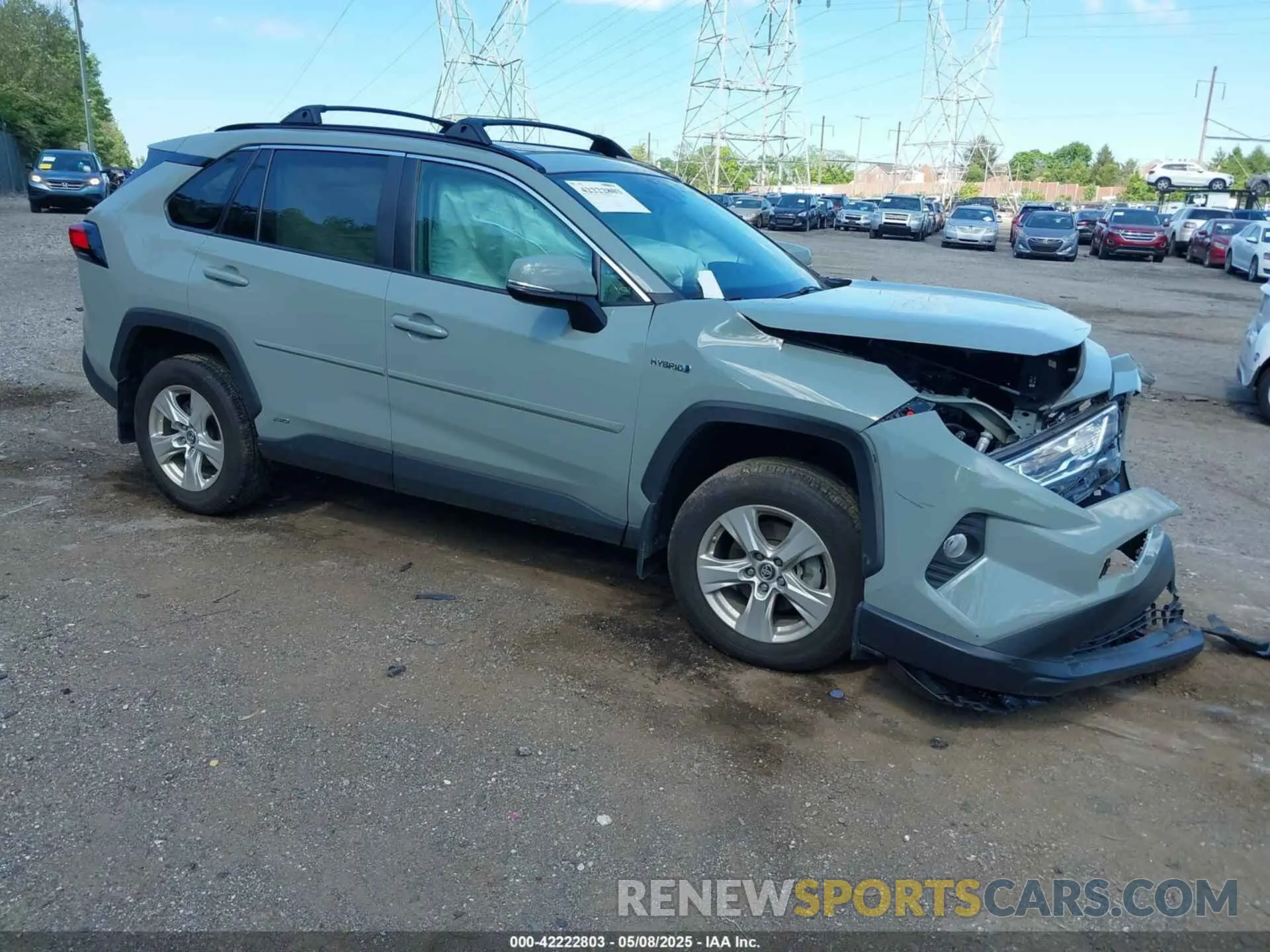 1 Photograph of a damaged car 2T3RWRFV4KW019212 TOYOTA RAV4 HYBRID 2019