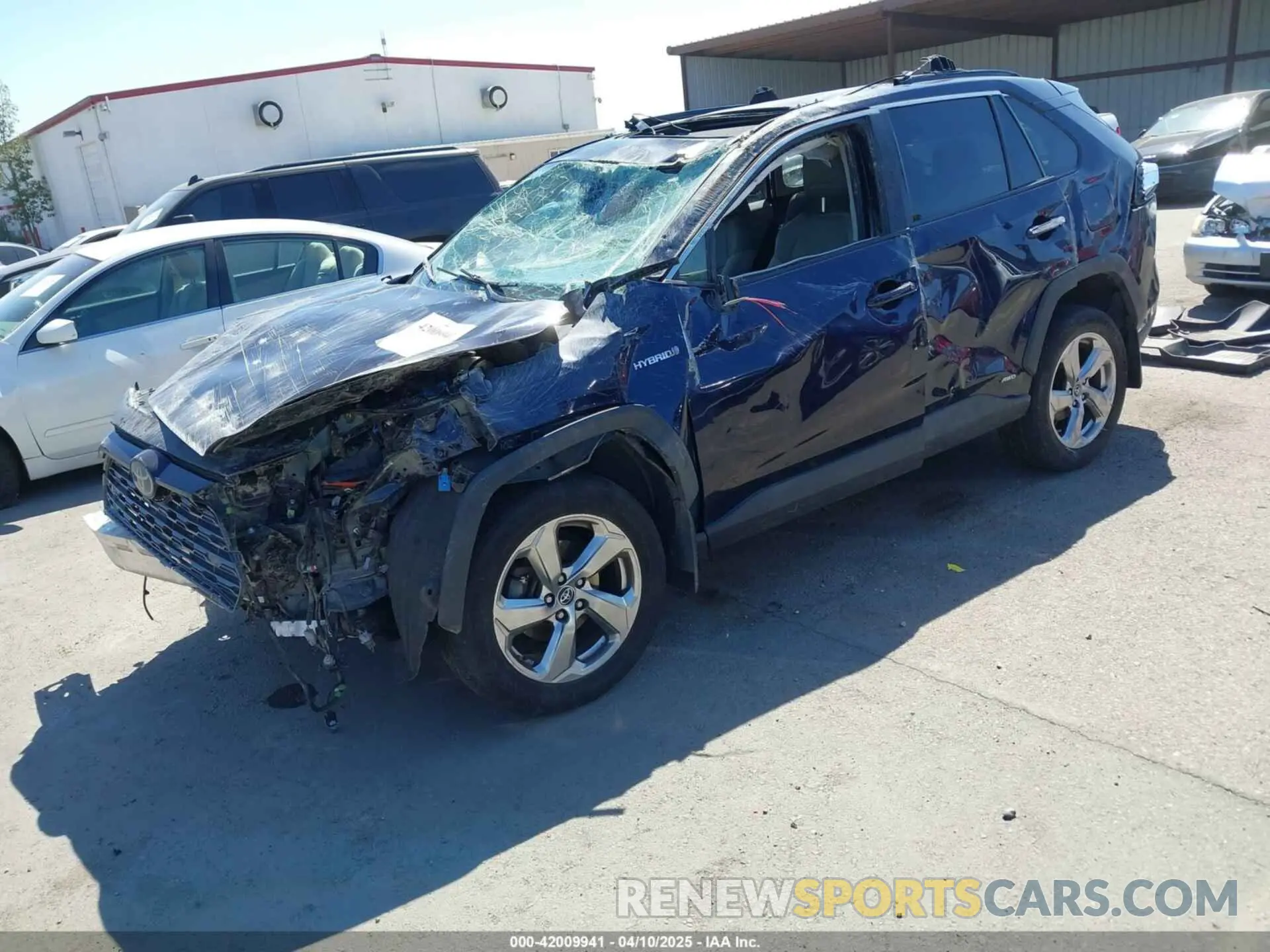 2 Photograph of a damaged car JTMDWRFV1KD014038 TOYOTA RAV4 HYBRID 2019