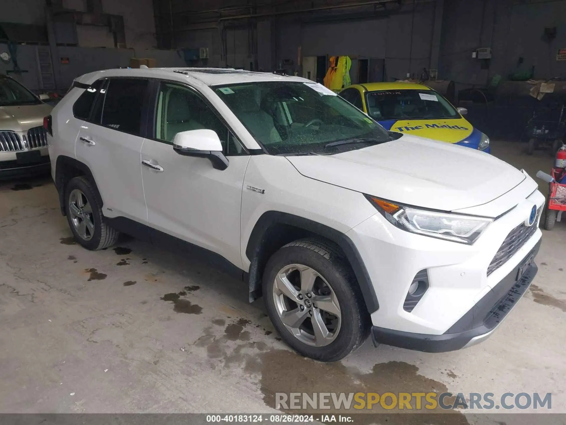 1 Photograph of a damaged car JTMDWRFV8KD034299 TOYOTA RAV4 HYBRID 2019