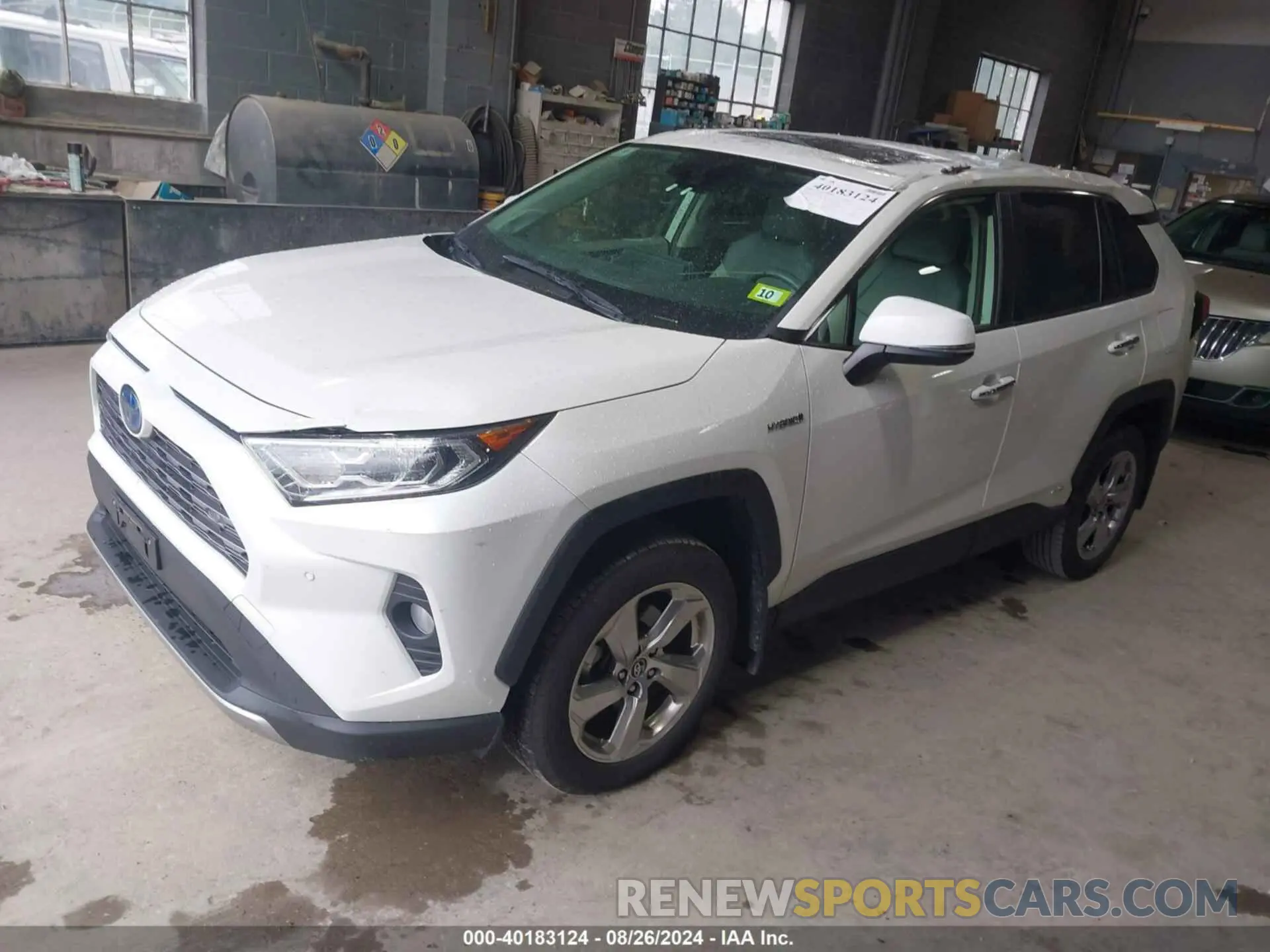 2 Photograph of a damaged car JTMDWRFV8KD034299 TOYOTA RAV4 HYBRID 2019