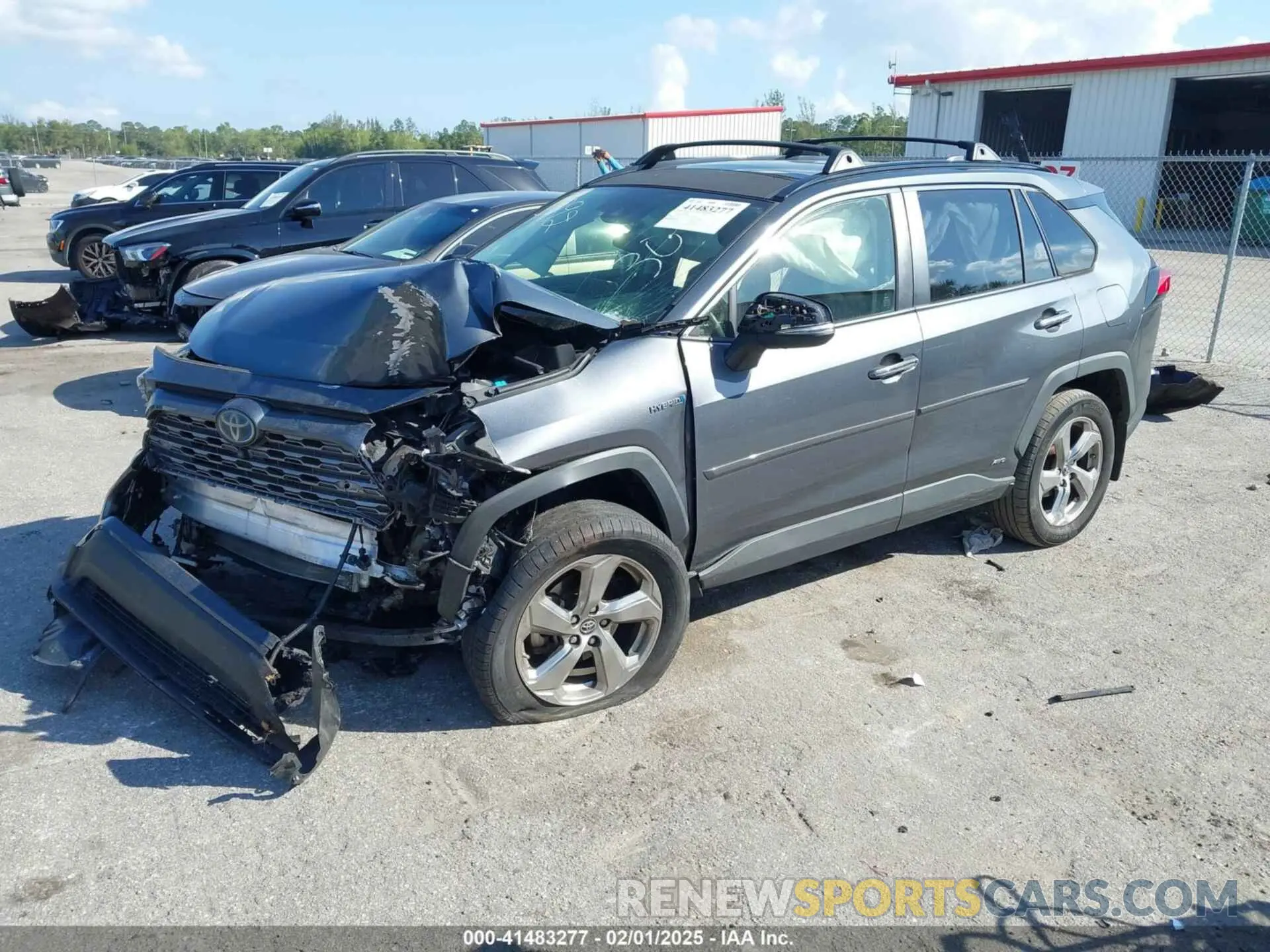 2 Photograph of a damaged car JTMDWRFV9KD503092 TOYOTA RAV4 HYBRID 2019