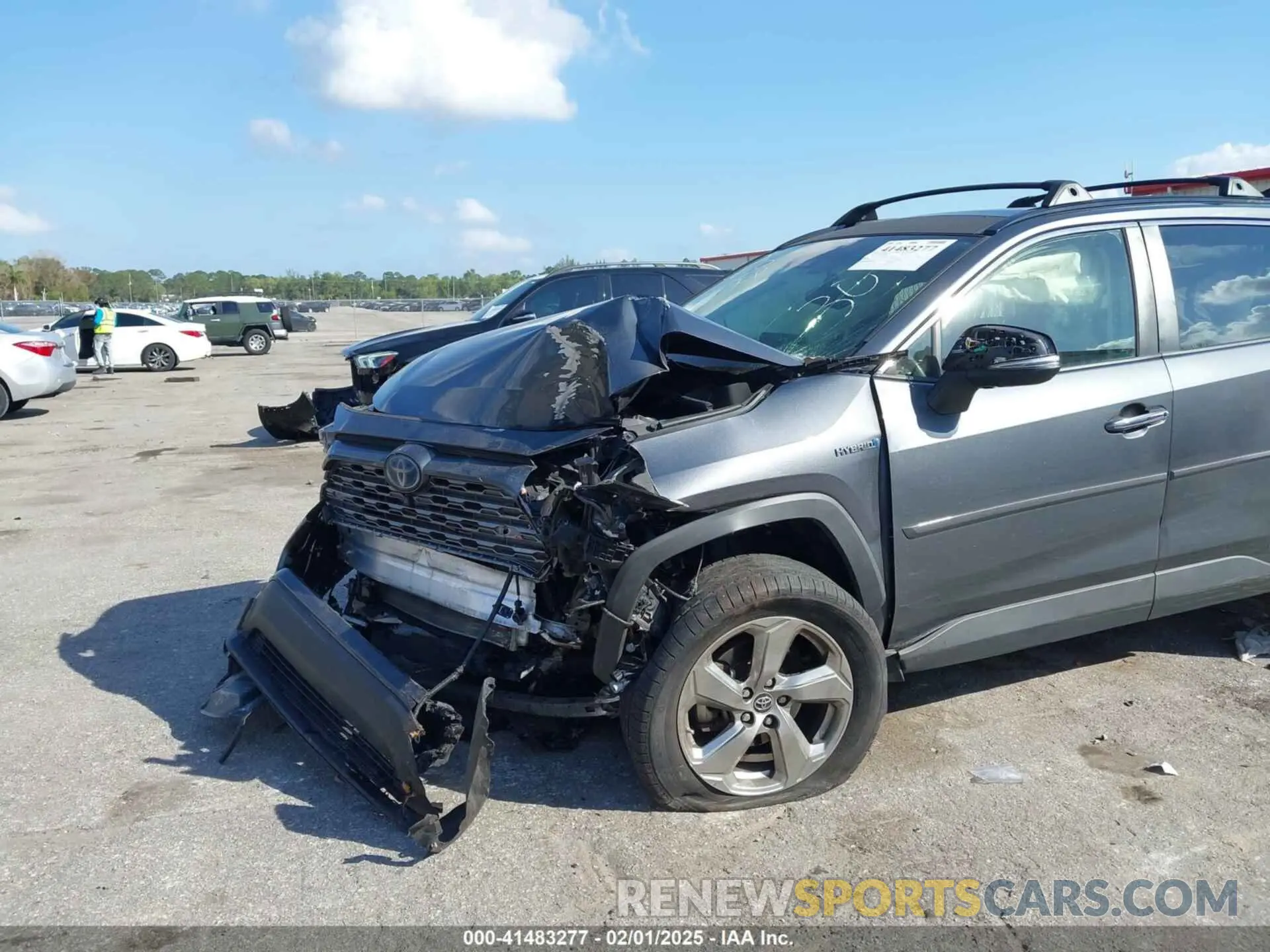 6 Photograph of a damaged car JTMDWRFV9KD503092 TOYOTA RAV4 HYBRID 2019