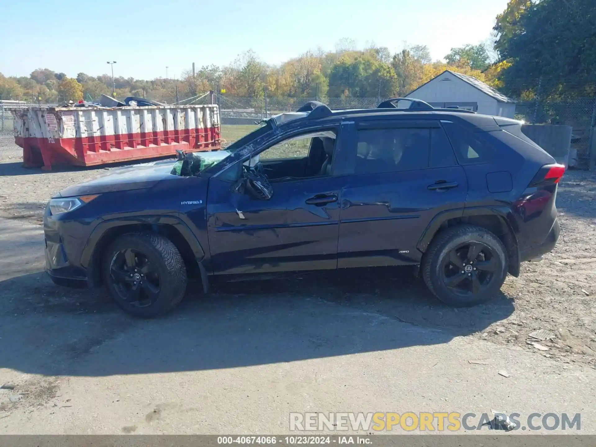 13 Photograph of a damaged car JTMEWRFV3KD509989 TOYOTA RAV4 HYBRID 2019