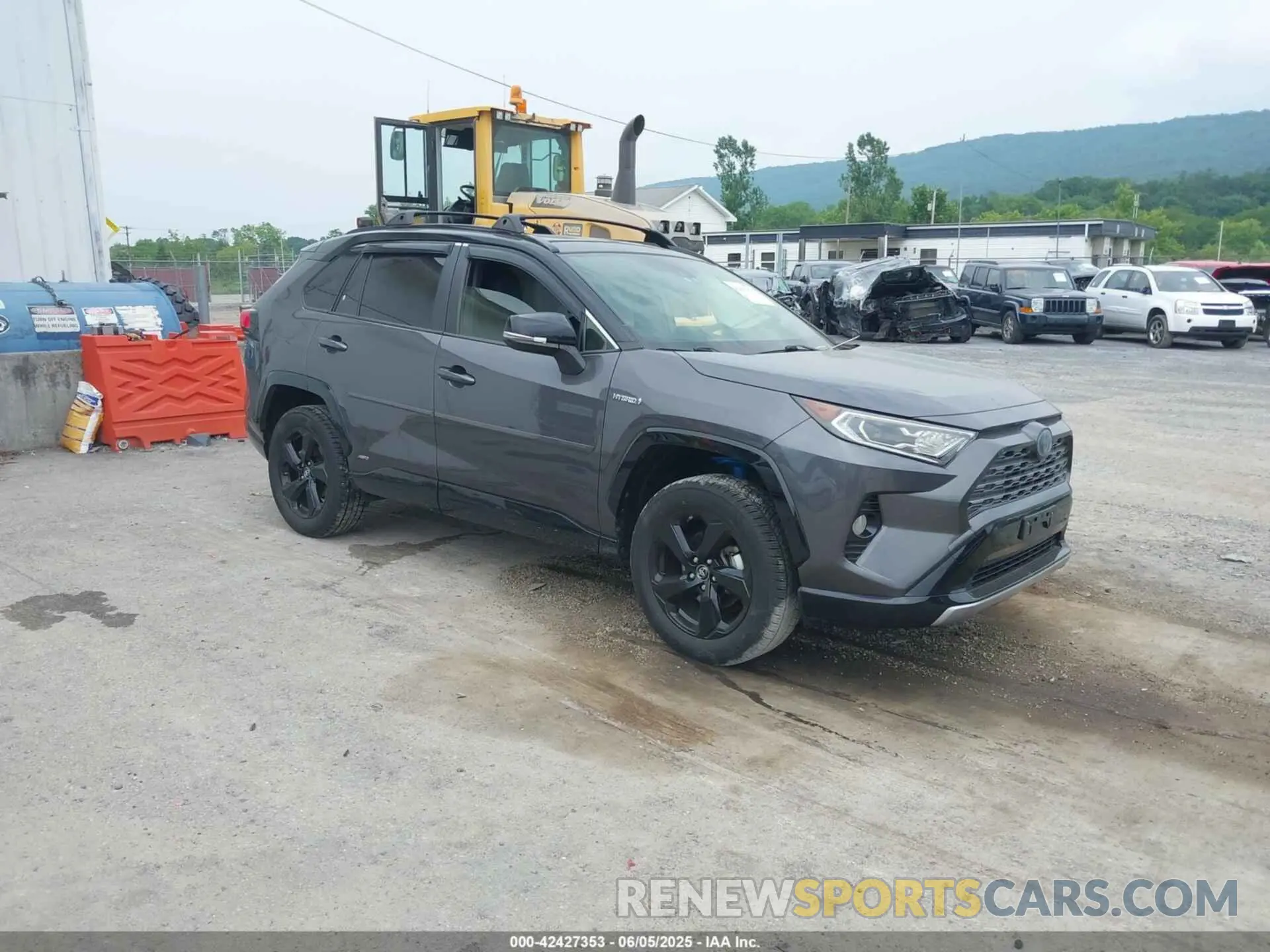 1 Photograph of a damaged car JTMEWRFV3KJ022177 TOYOTA RAV4 HYBRID 2019