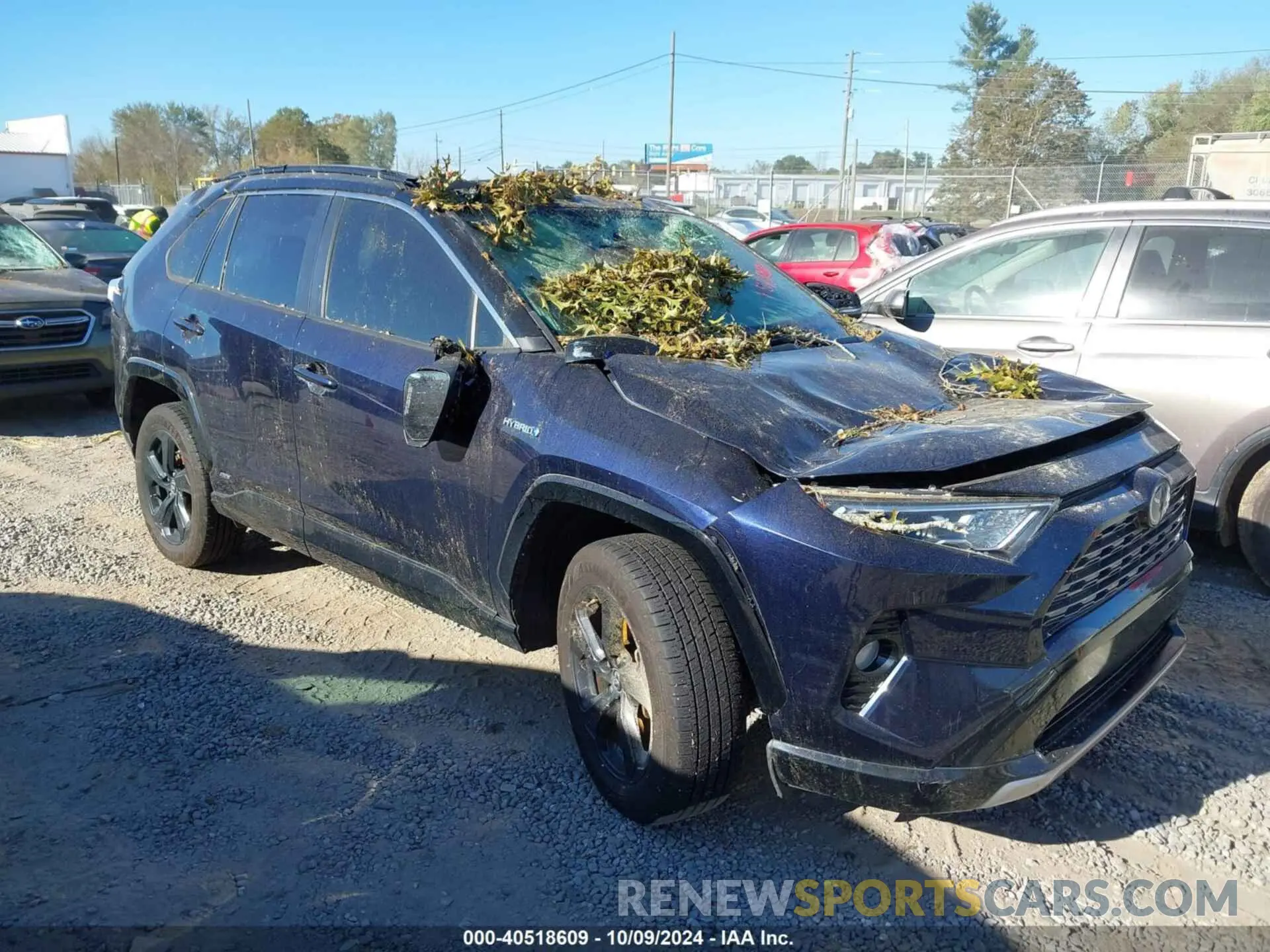 1 Photograph of a damaged car JTMEWRFV5KD511548 TOYOTA RAV4 HYBRID 2019
