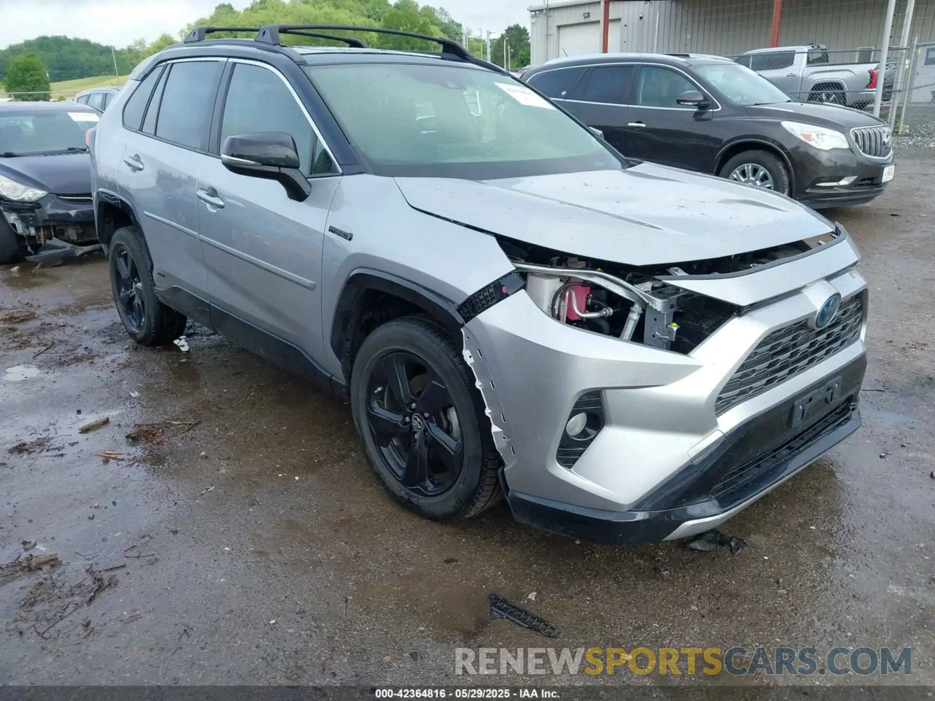 1 Photograph of a damaged car JTMEWRFV7KJ021873 TOYOTA RAV4 HYBRID 2019