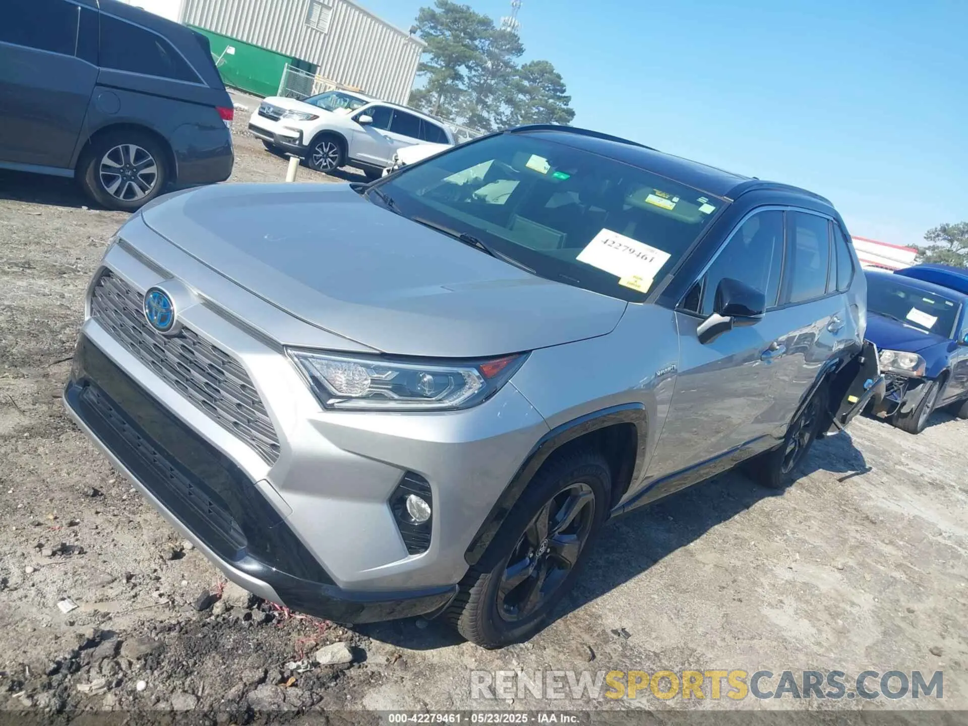 2 Photograph of a damaged car JTMEWRFV9KJ006324 TOYOTA RAV4 HYBRID 2019