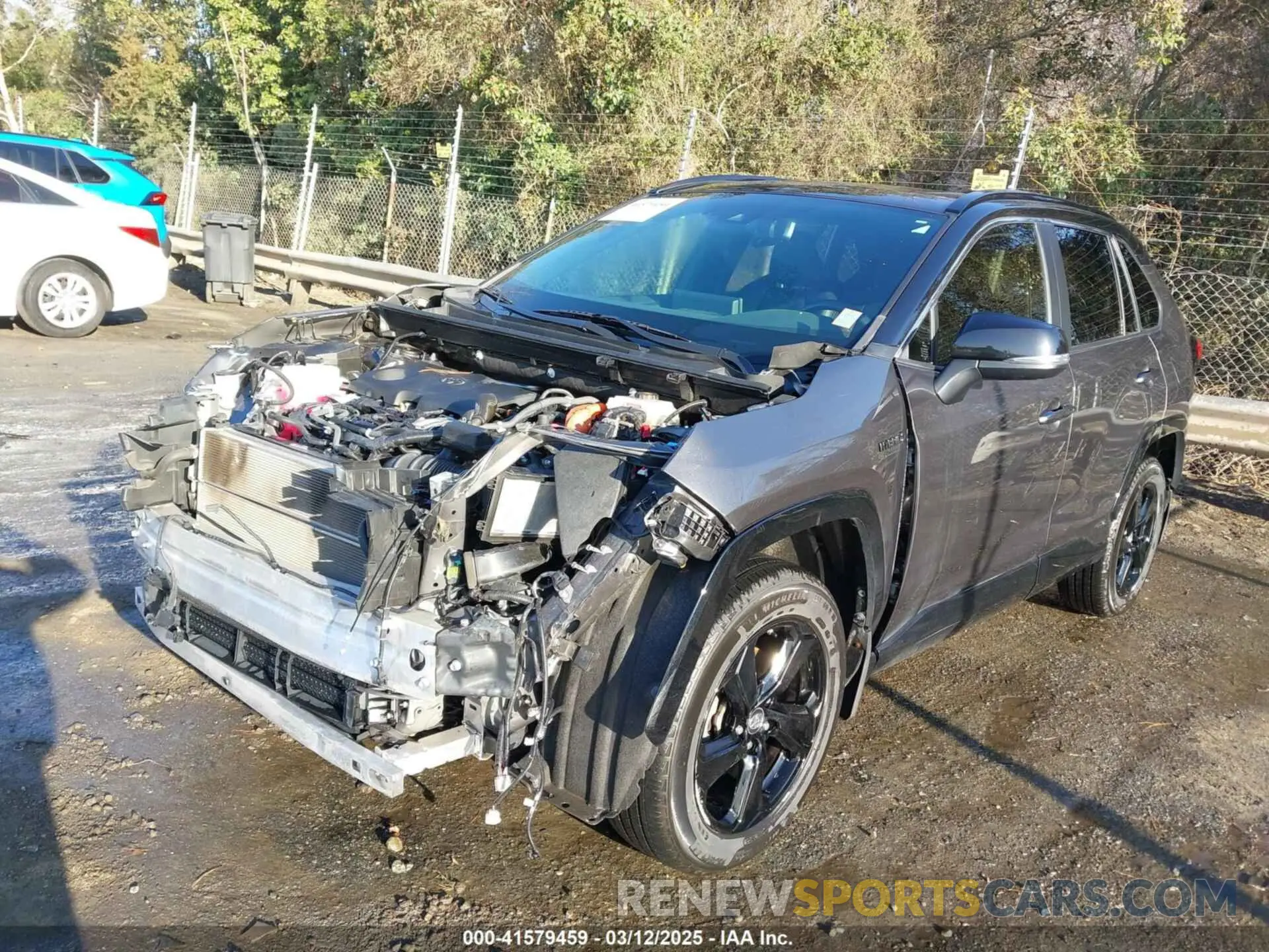 2 Photograph of a damaged car JTMEWRFVXKJ024301 TOYOTA RAV4 HYBRID 2019