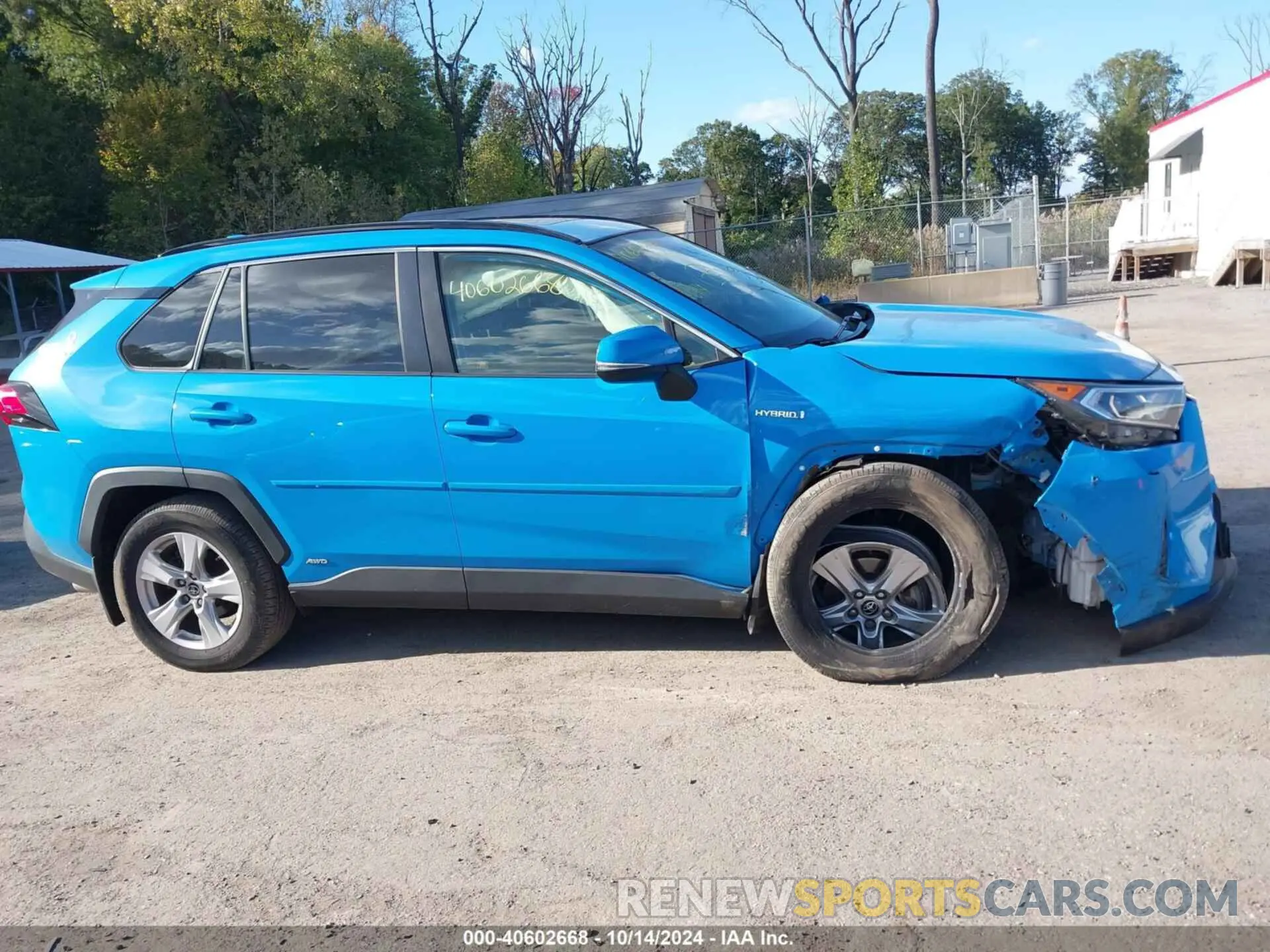 14 Photograph of a damaged car JTMRWRFV3KD021434 TOYOTA RAV4 HYBRID 2019