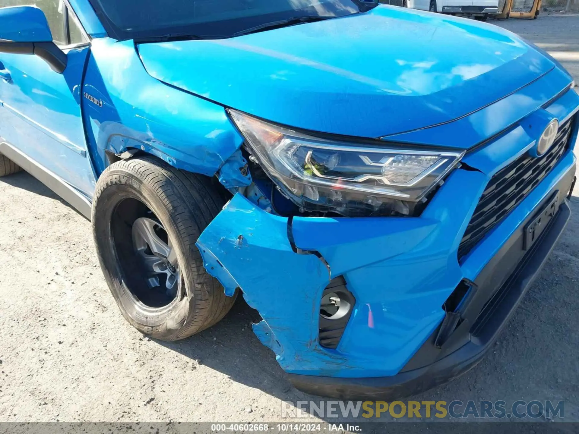 6 Photograph of a damaged car JTMRWRFV3KD021434 TOYOTA RAV4 HYBRID 2019