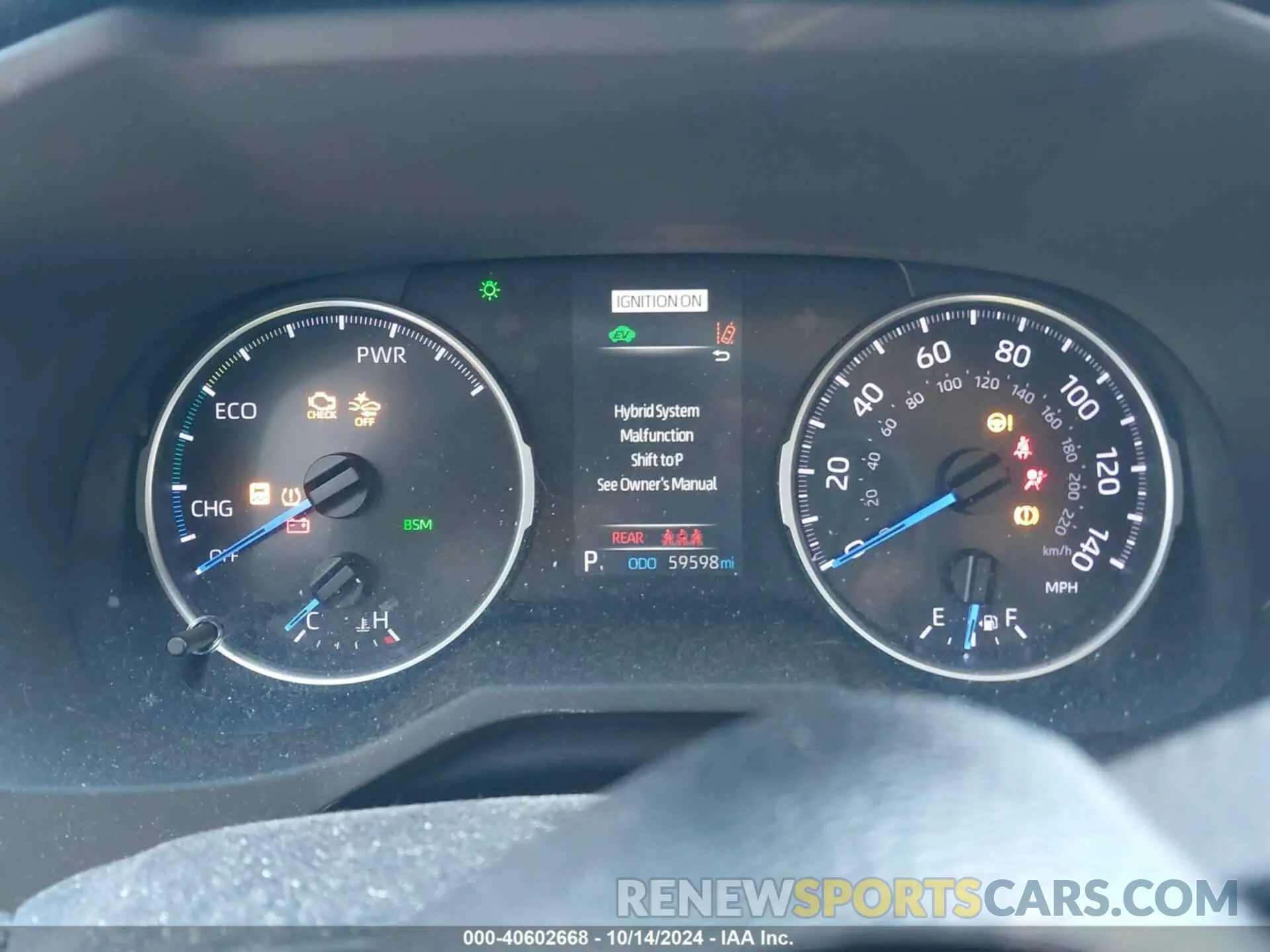 7 Photograph of a damaged car JTMRWRFV3KD021434 TOYOTA RAV4 HYBRID 2019
