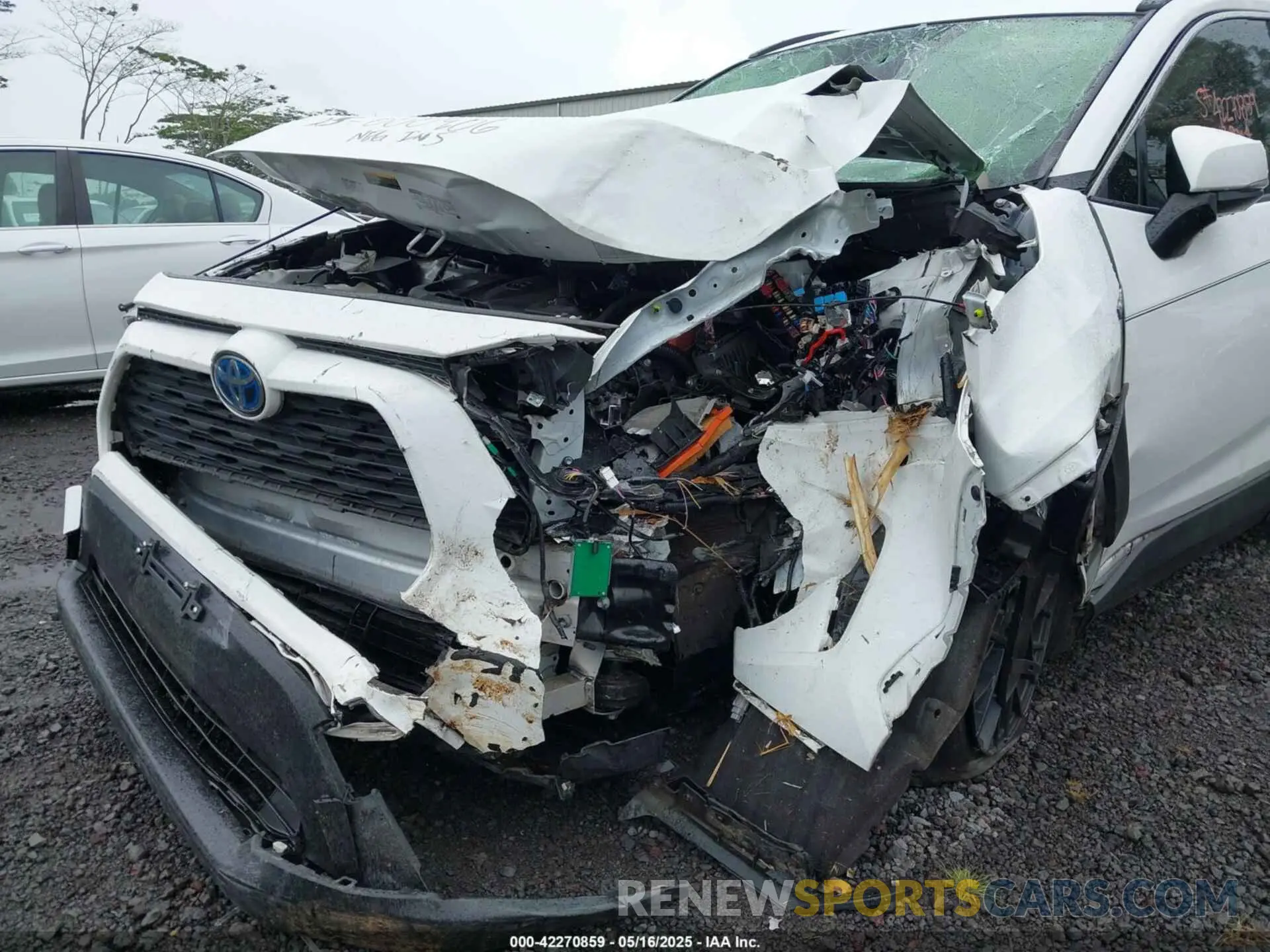 6 Photograph of a damaged car JTMRWRFV3KD031171 TOYOTA RAV4 HYBRID 2019
