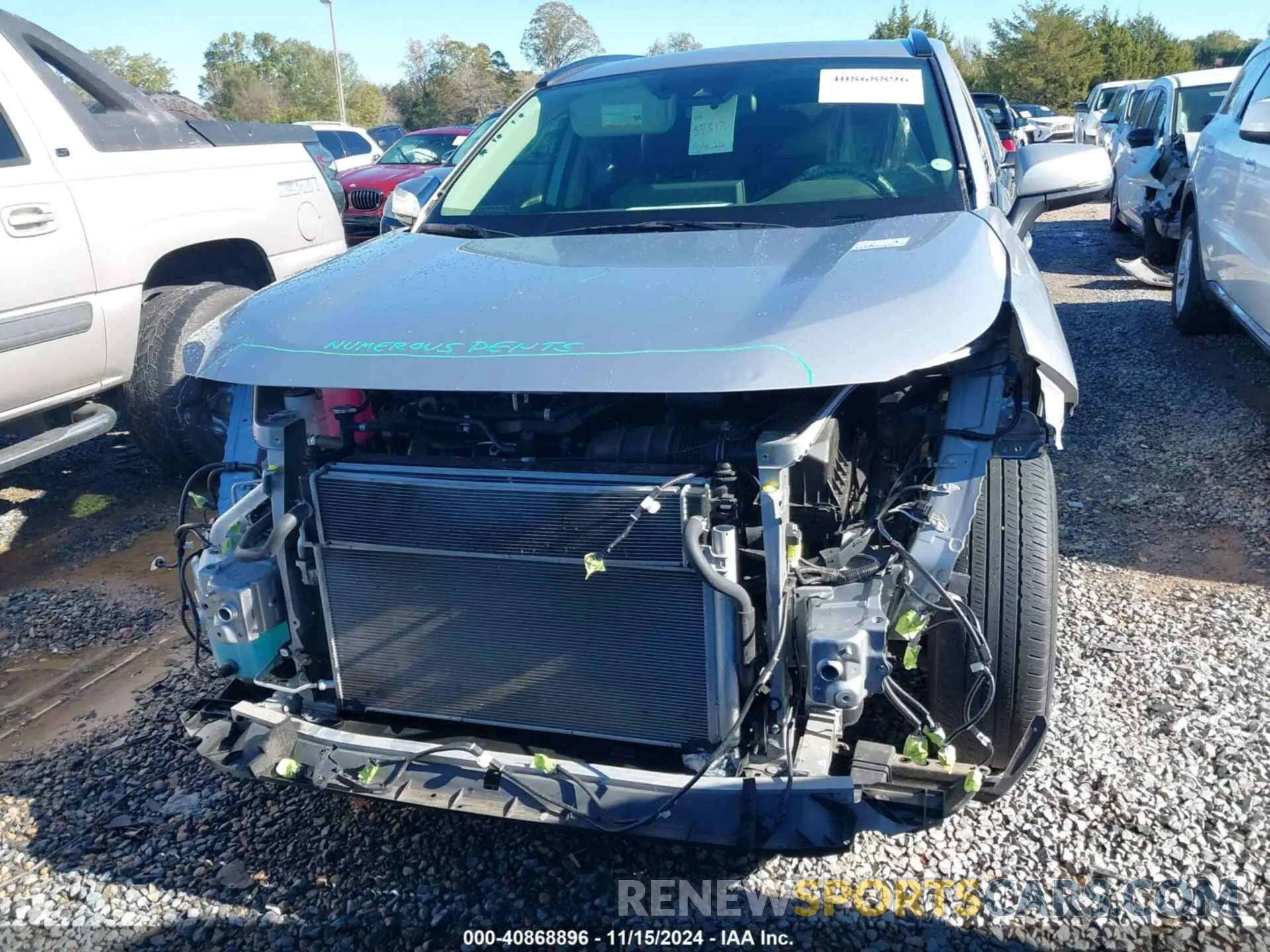 13 Photograph of a damaged car JTMRWRFV8KD034079 TOYOTA RAV4 HYBRID 2019