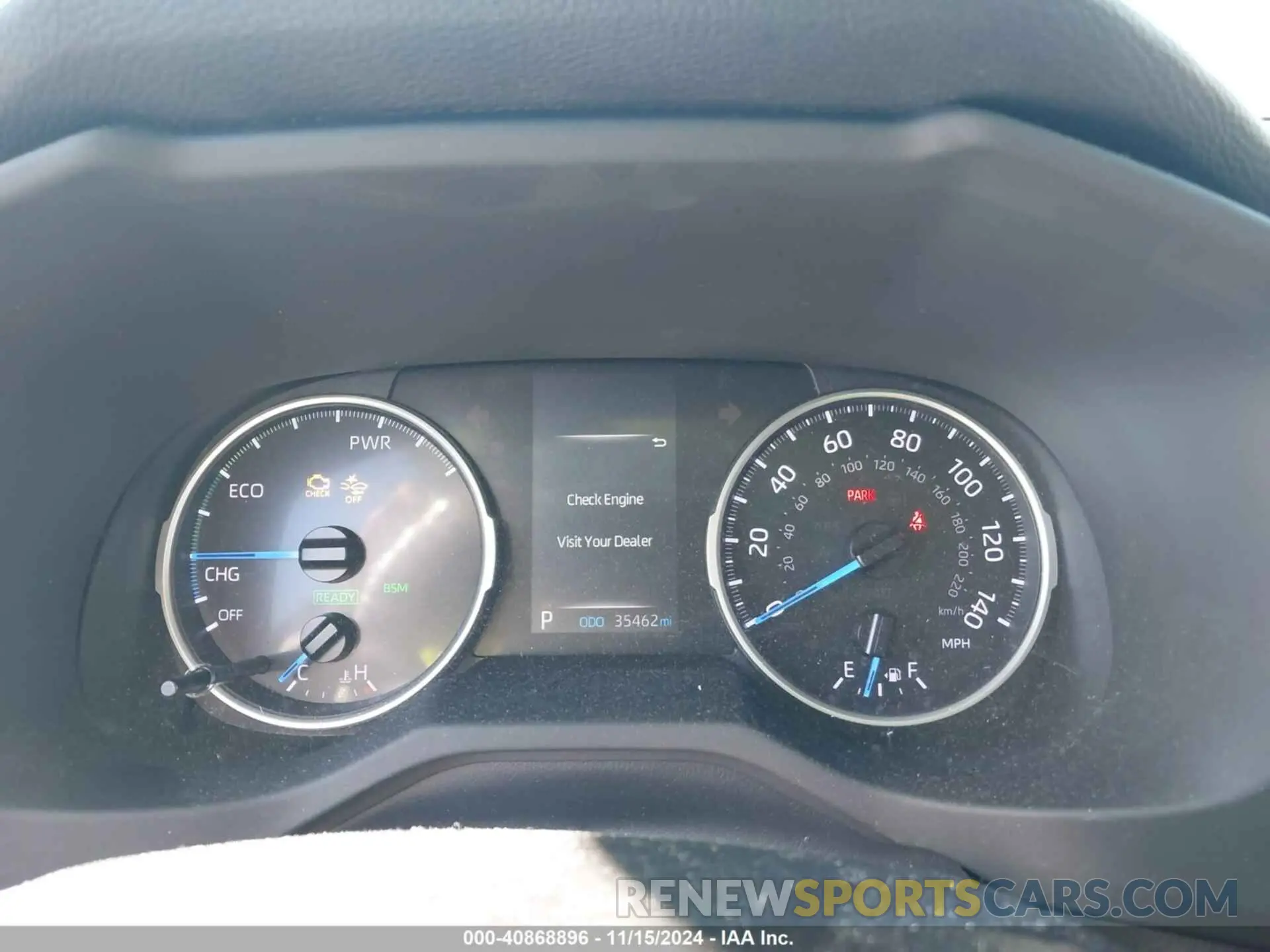 7 Photograph of a damaged car JTMRWRFV8KD034079 TOYOTA RAV4 HYBRID 2019