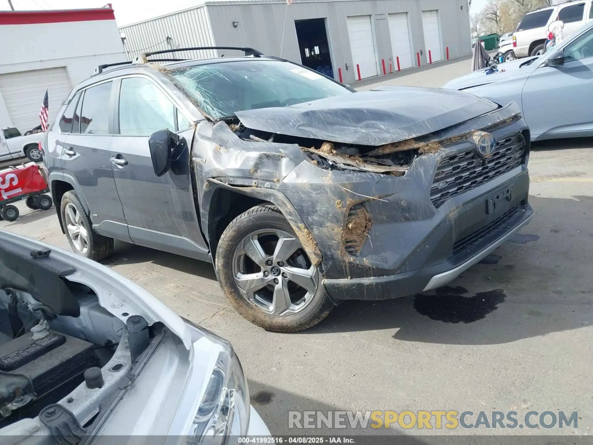 1 Photograph of a damaged car 2T3DWRFV0LW047374 TOYOTA RAV4 HYBRID 2020