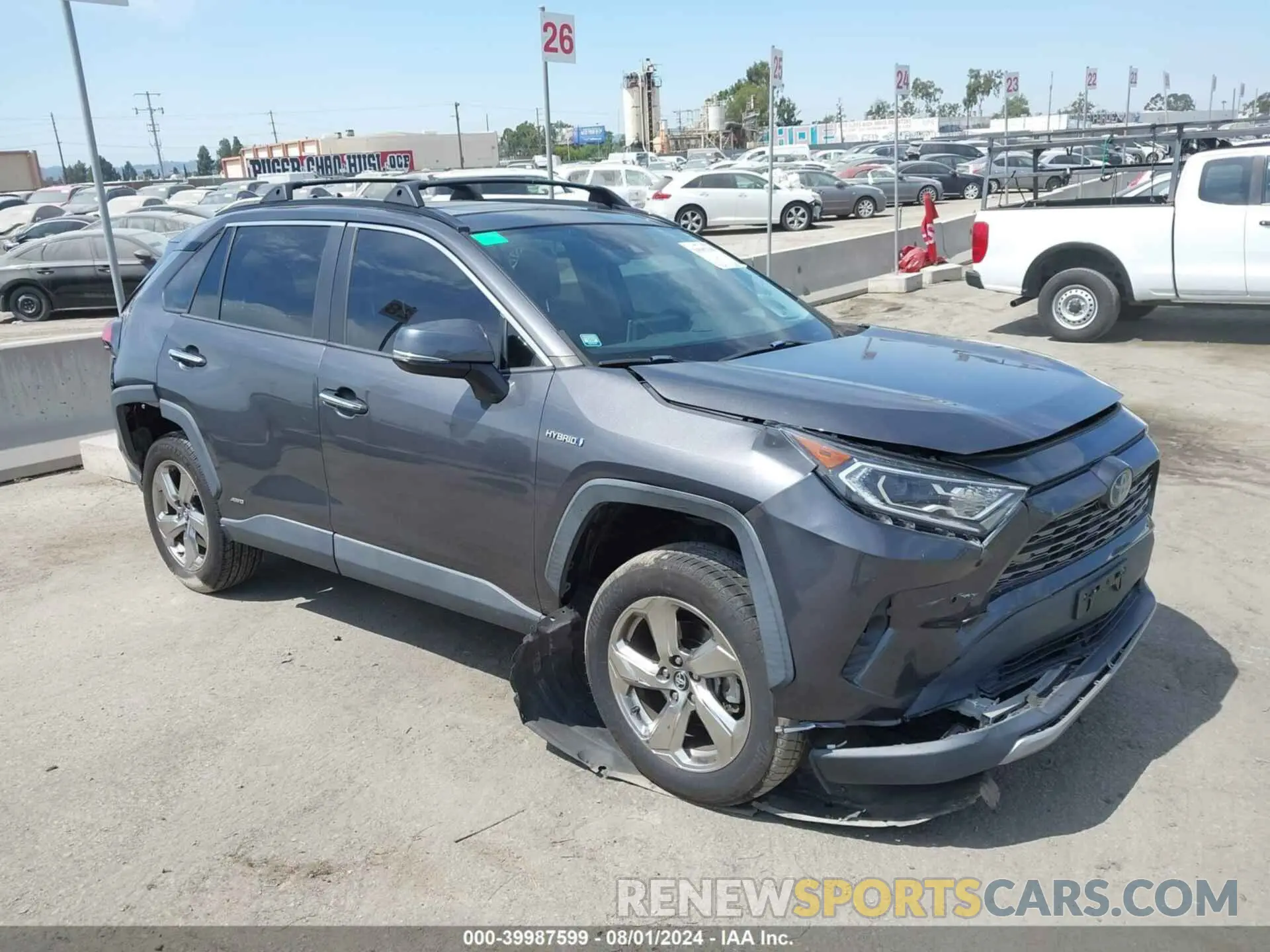 1 Photograph of a damaged car 2T3DWRFV1LW059324 TOYOTA RAV4 HYBRID 2020