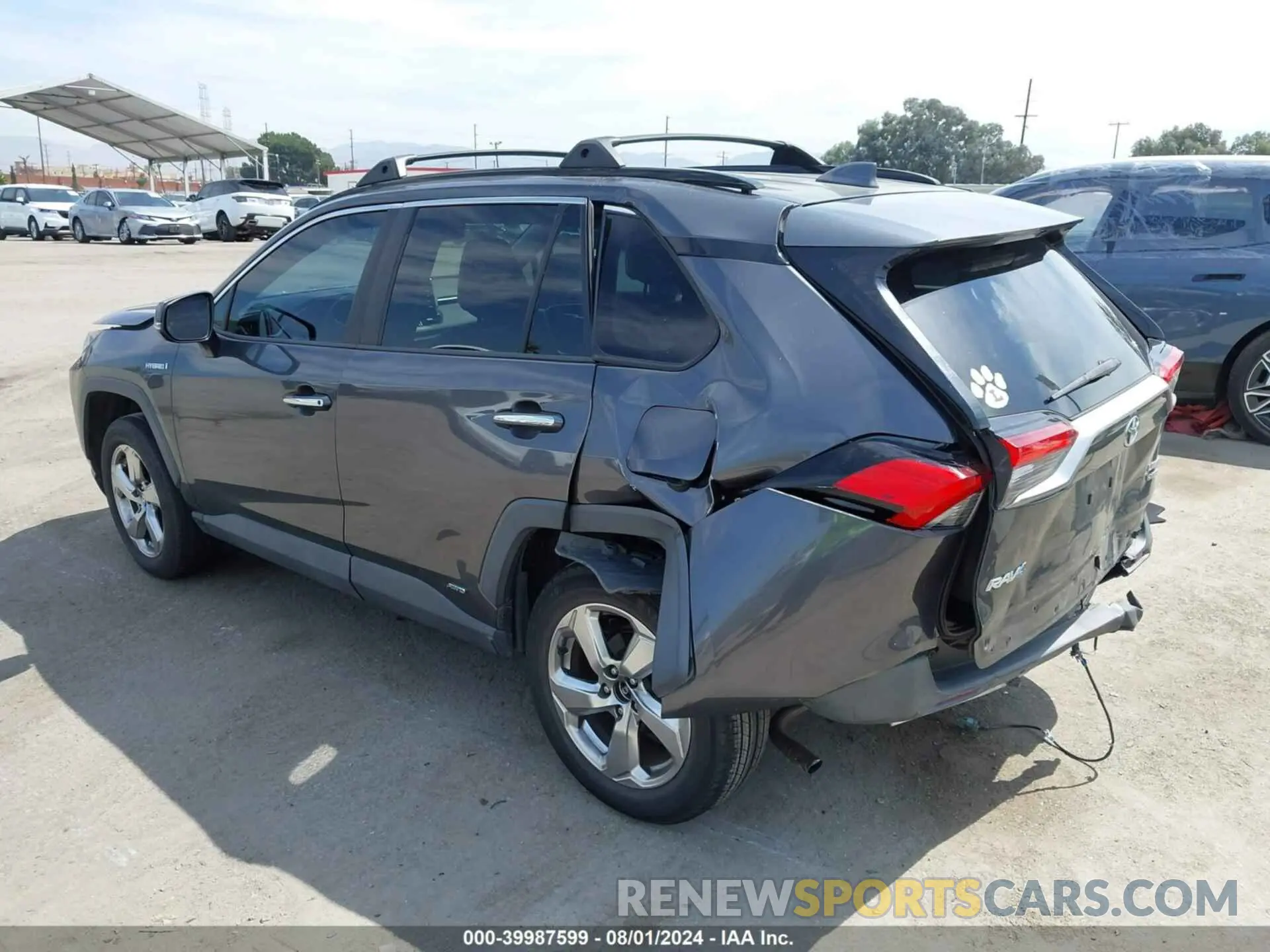 3 Photograph of a damaged car 2T3DWRFV1LW059324 TOYOTA RAV4 HYBRID 2020