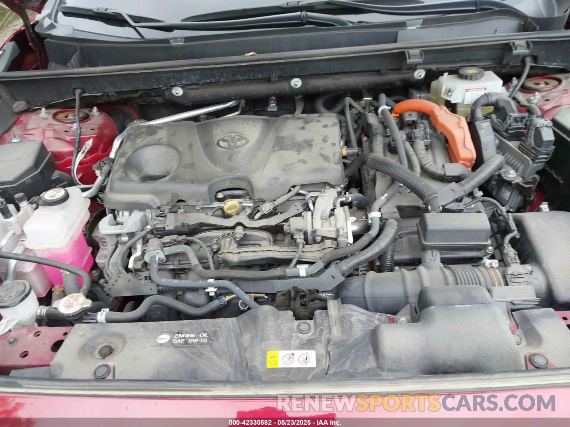 10 Photograph of a damaged car 2T3DWRFV8LW069087 TOYOTA RAV4 HYBRID 2020