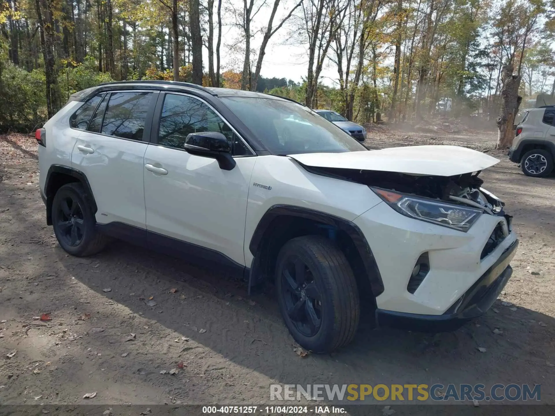 1 Photograph of a damaged car 2T3EWRFV5LW099460 TOYOTA RAV4 HYBRID 2020