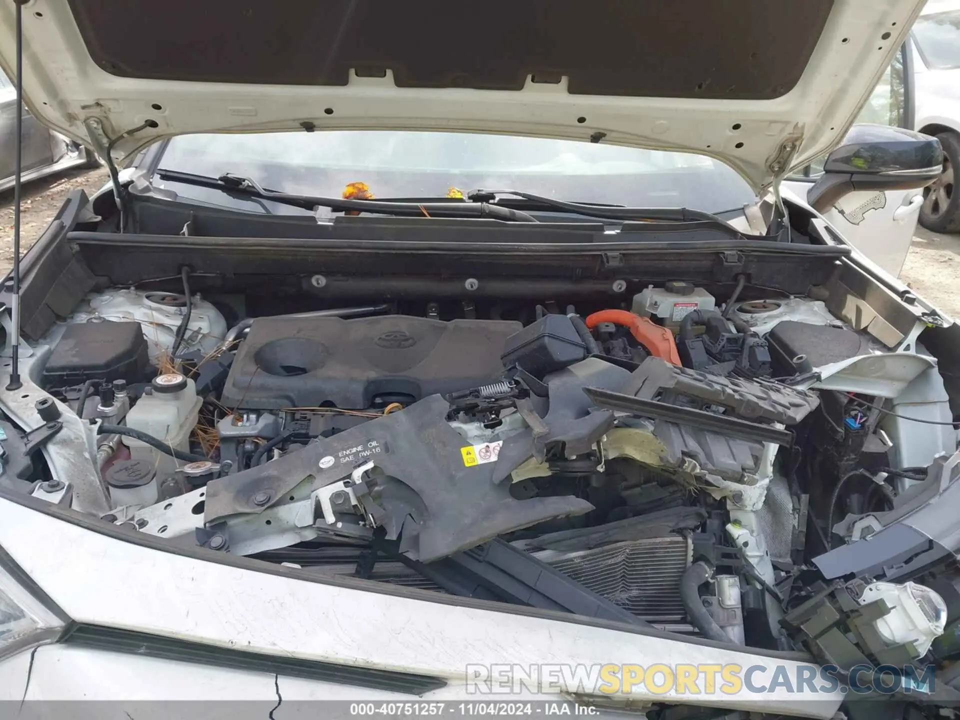 10 Photograph of a damaged car 2T3EWRFV5LW099460 TOYOTA RAV4 HYBRID 2020
