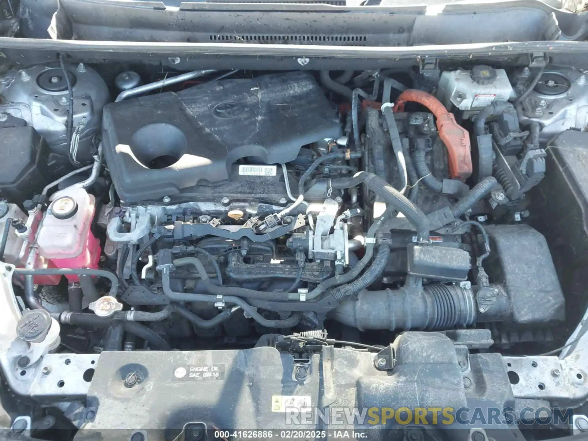 10 Photograph of a damaged car 2T3EWRFV6LW076897 TOYOTA RAV4 HYBRID 2020