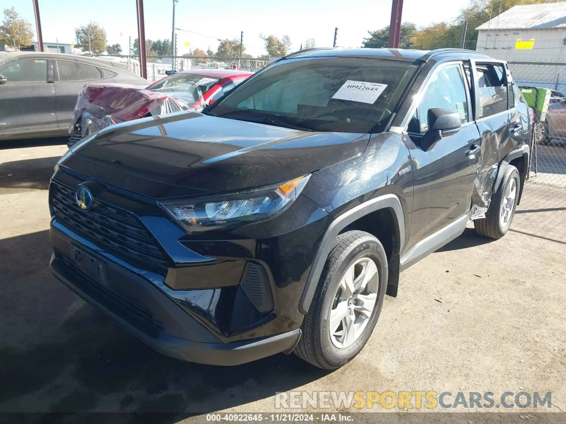 2 Photograph of a damaged car 2T3LWRFVXLW094536 TOYOTA RAV4 HYBRID 2020