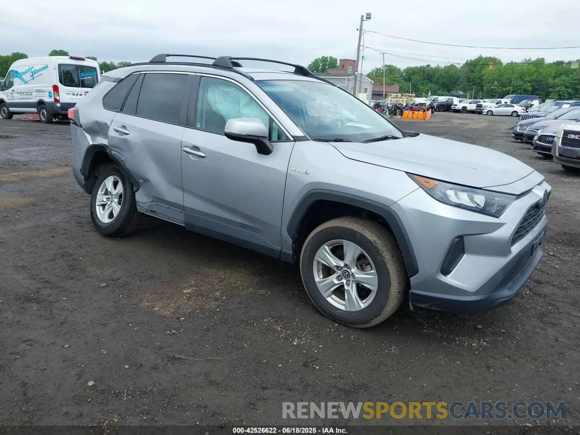 1 Photograph of a damaged car 2T3MWRFV8LW067310 TOYOTA RAV4 HYBRID 2020