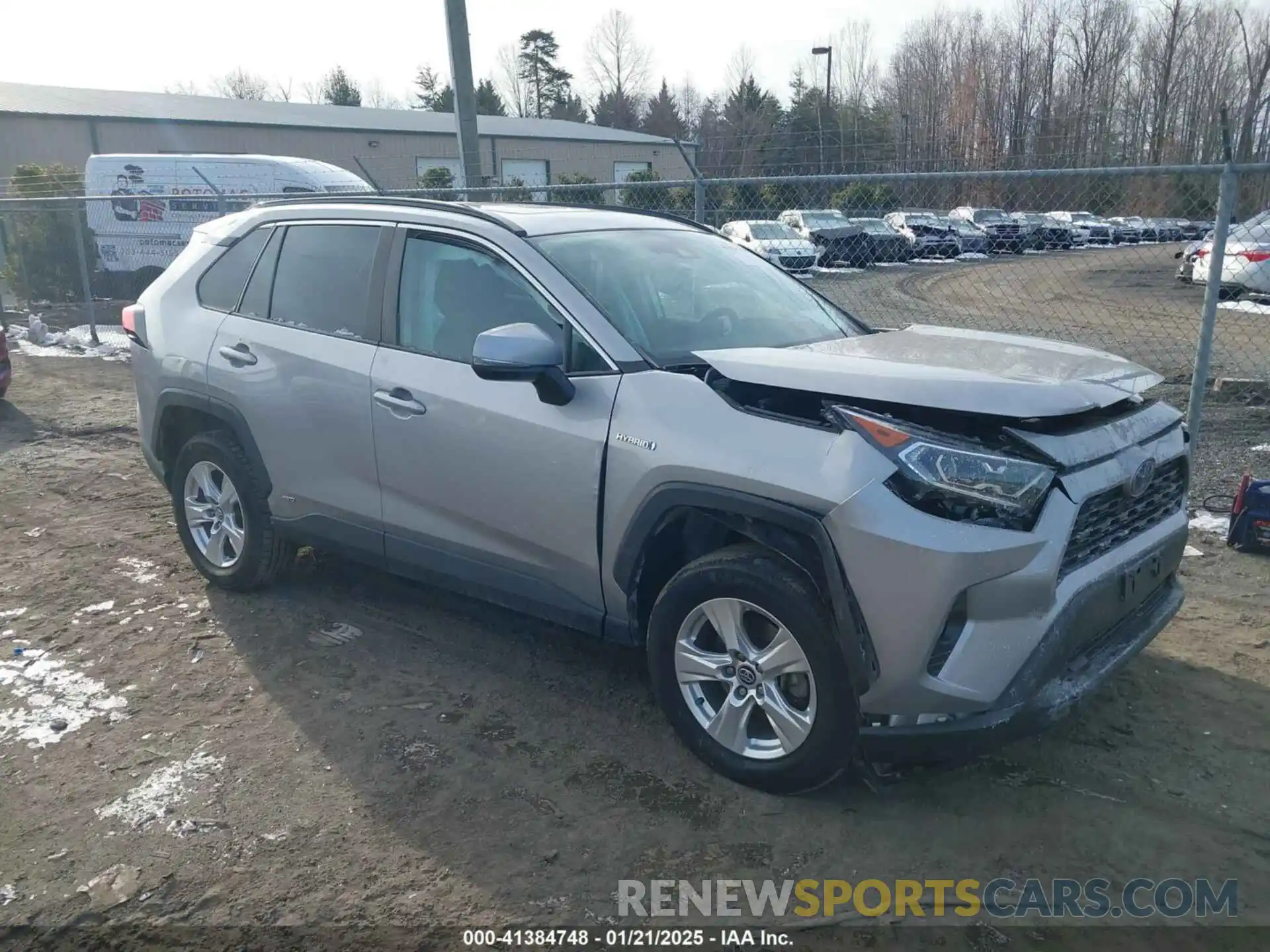 1 Photograph of a damaged car 2T3RWRFV0LW073690 TOYOTA RAV4 HYBRID 2020