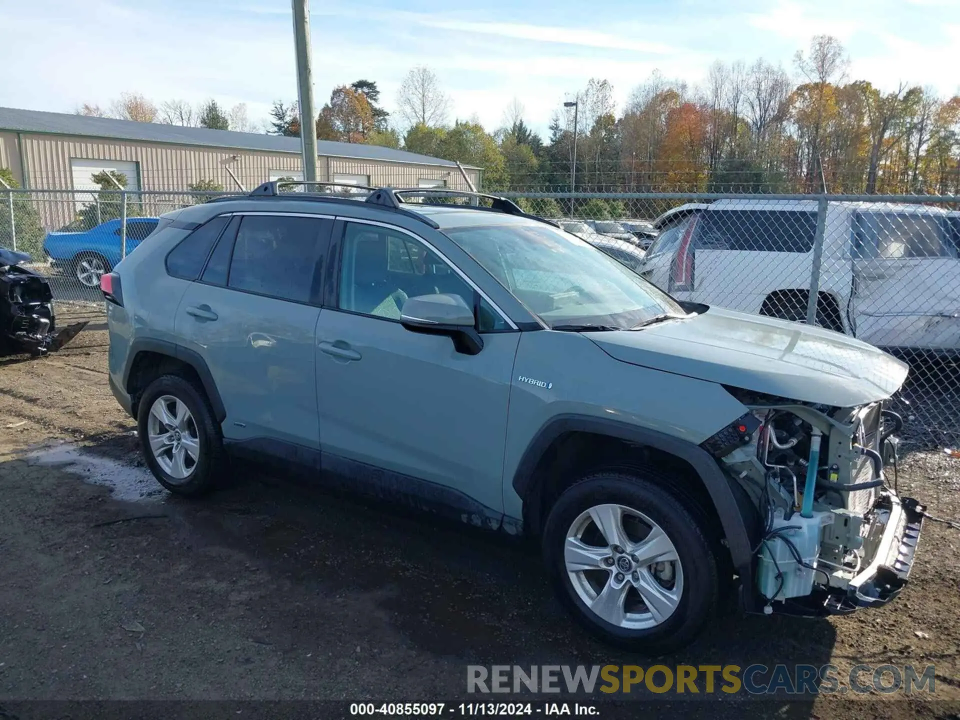1 Photograph of a damaged car 2T3RWRFV0LW087444 TOYOTA RAV4 HYBRID 2020
