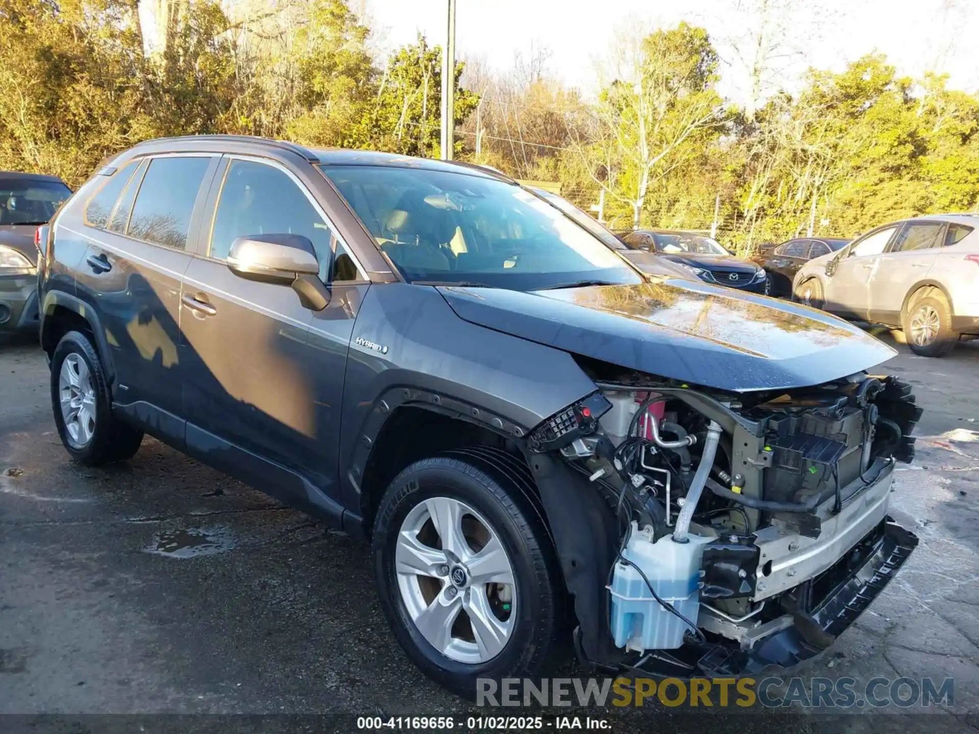 1 Photograph of a damaged car 2T3RWRFV4LW050672 TOYOTA RAV4 HYBRID 2020