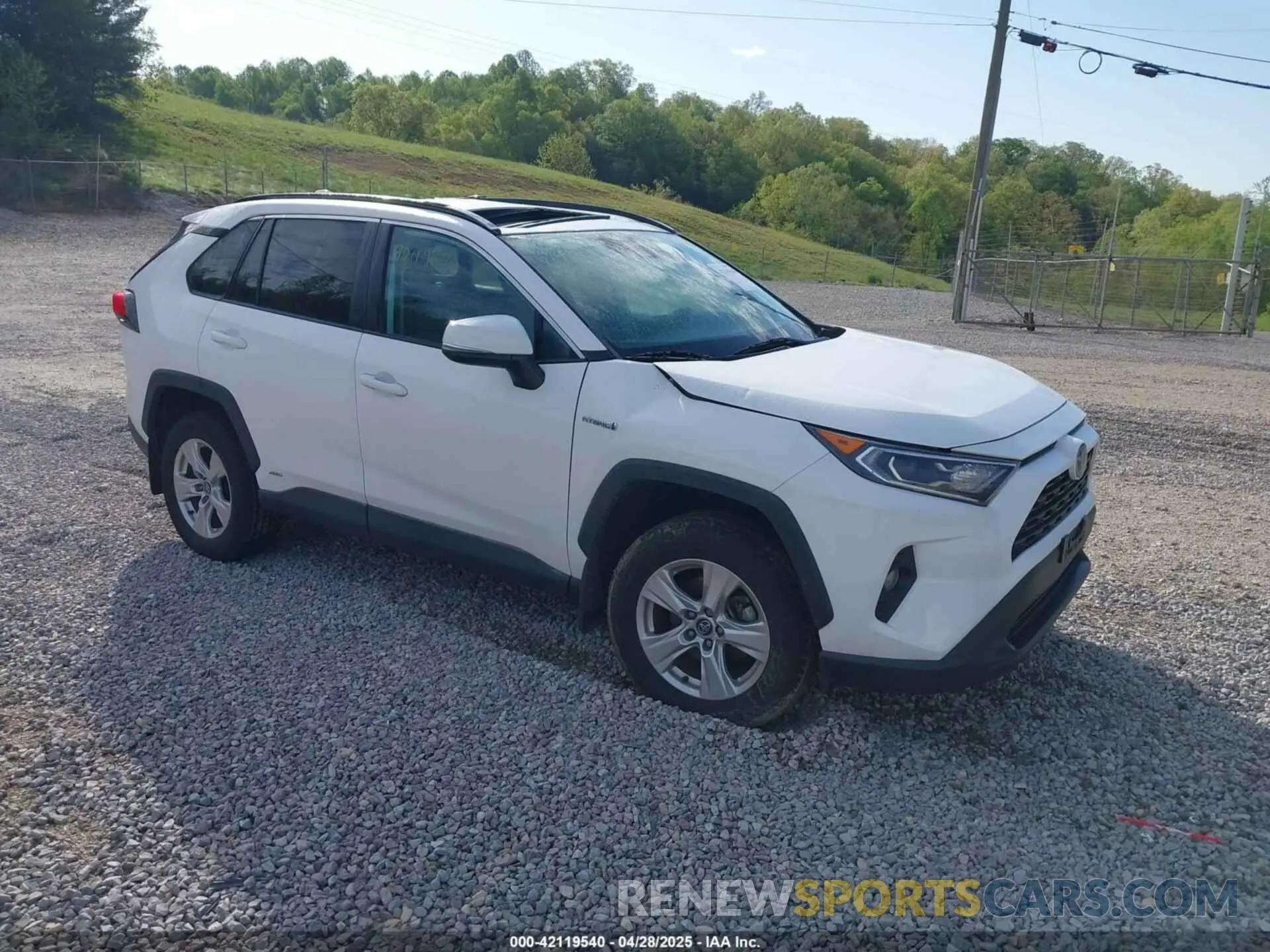 1 Photograph of a damaged car 2T3RWRFV4LW064880 TOYOTA RAV4 HYBRID 2020