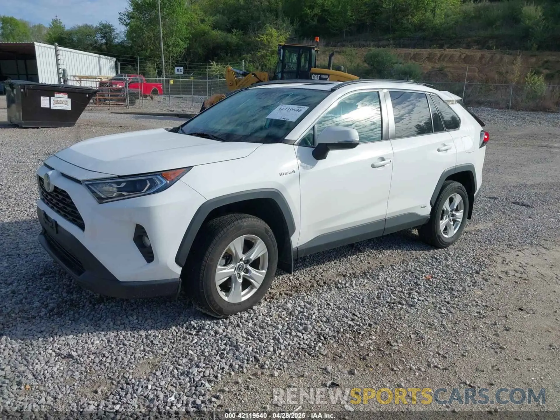 2 Photograph of a damaged car 2T3RWRFV4LW064880 TOYOTA RAV4 HYBRID 2020