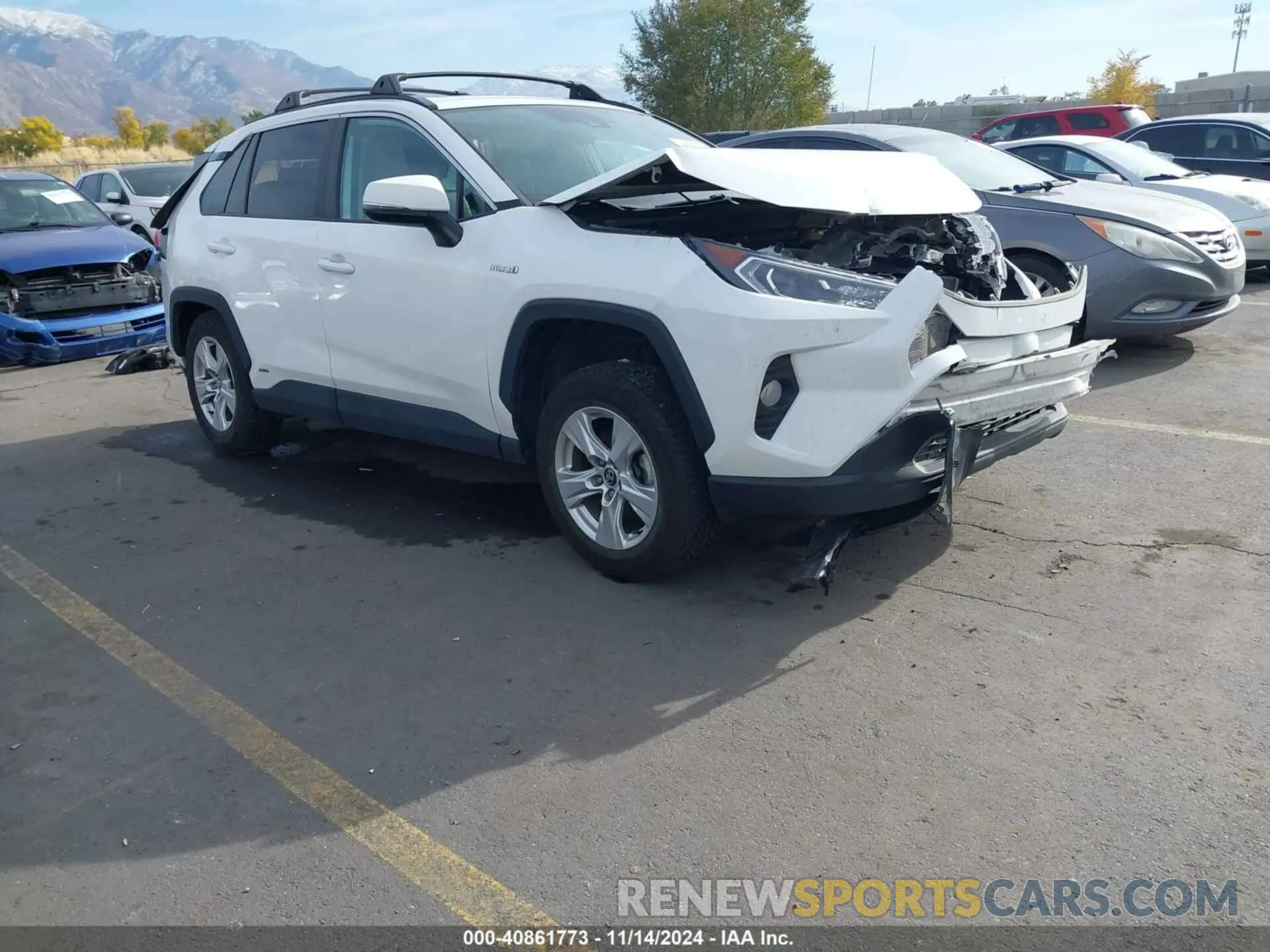 1 Photograph of a damaged car 2T3RWRFV6LW091949 TOYOTA RAV4 HYBRID 2020