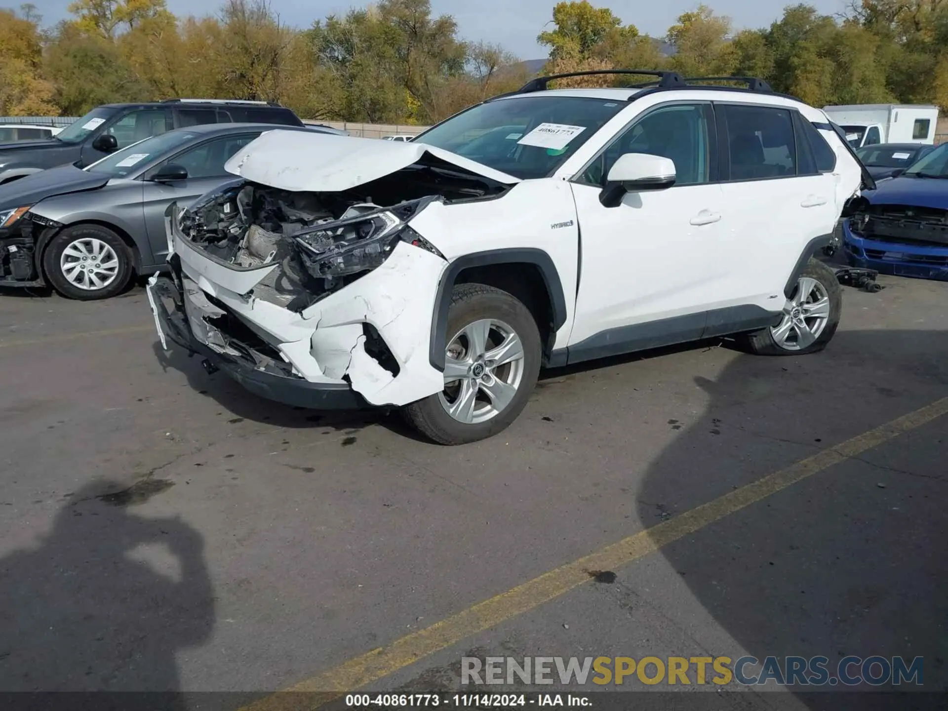 2 Photograph of a damaged car 2T3RWRFV6LW091949 TOYOTA RAV4 HYBRID 2020