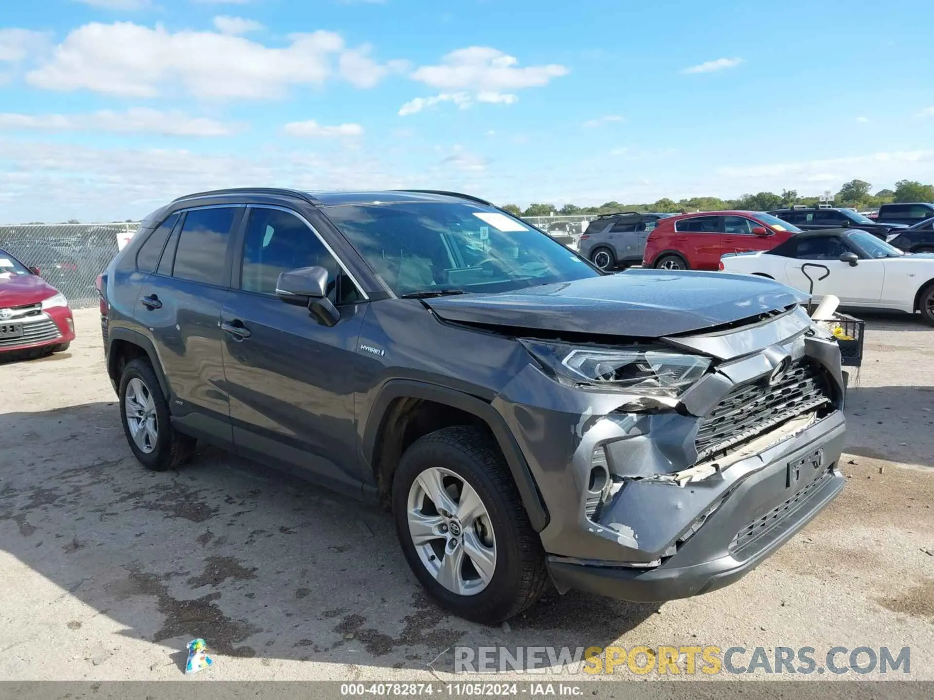 1 Photograph of a damaged car 2T3RWRFVXLW078556 TOYOTA RAV4 HYBRID 2020