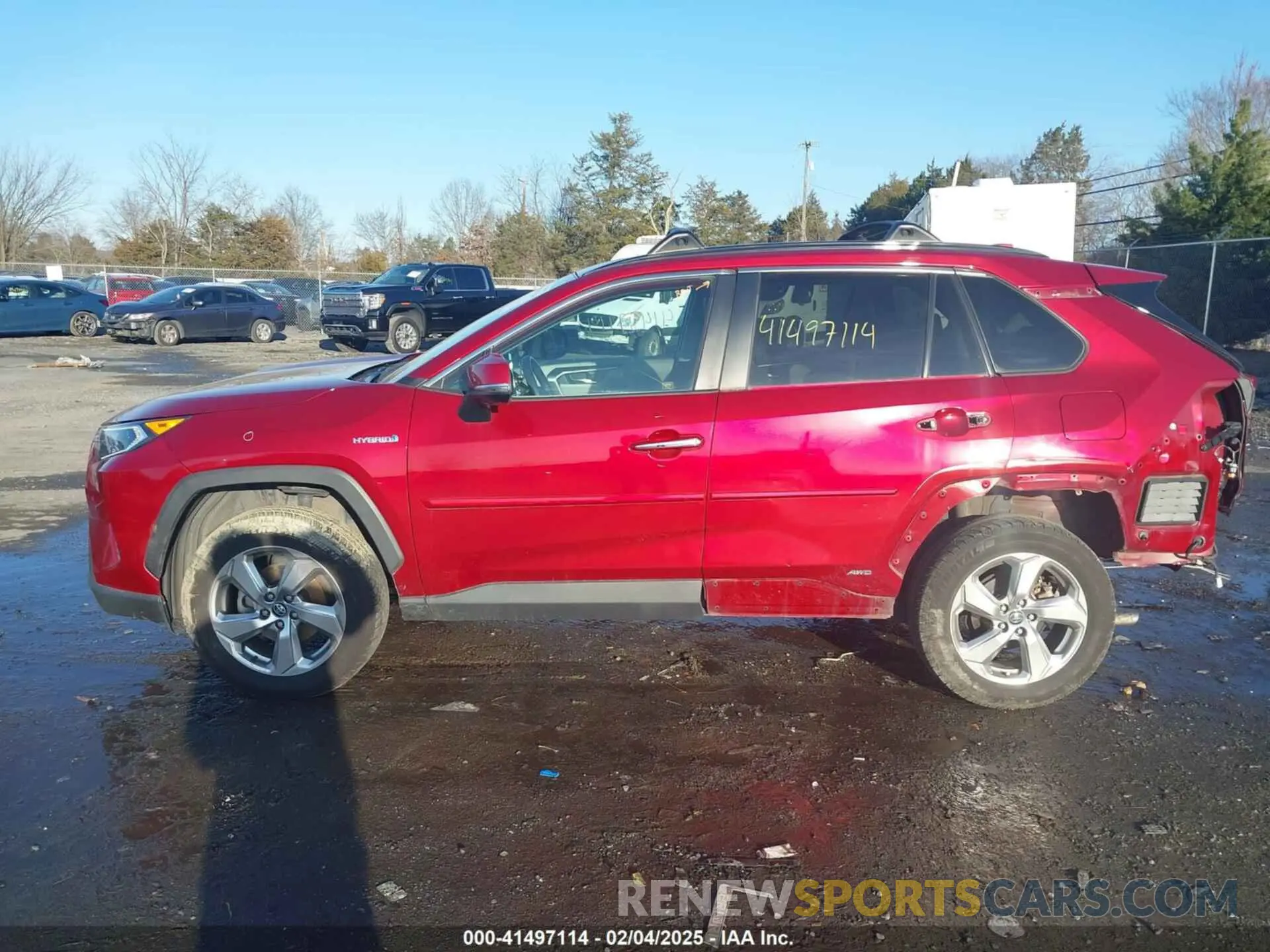 14 Photograph of a damaged car 4T3D6RFV9LU001428 TOYOTA RAV4 HYBRID 2020