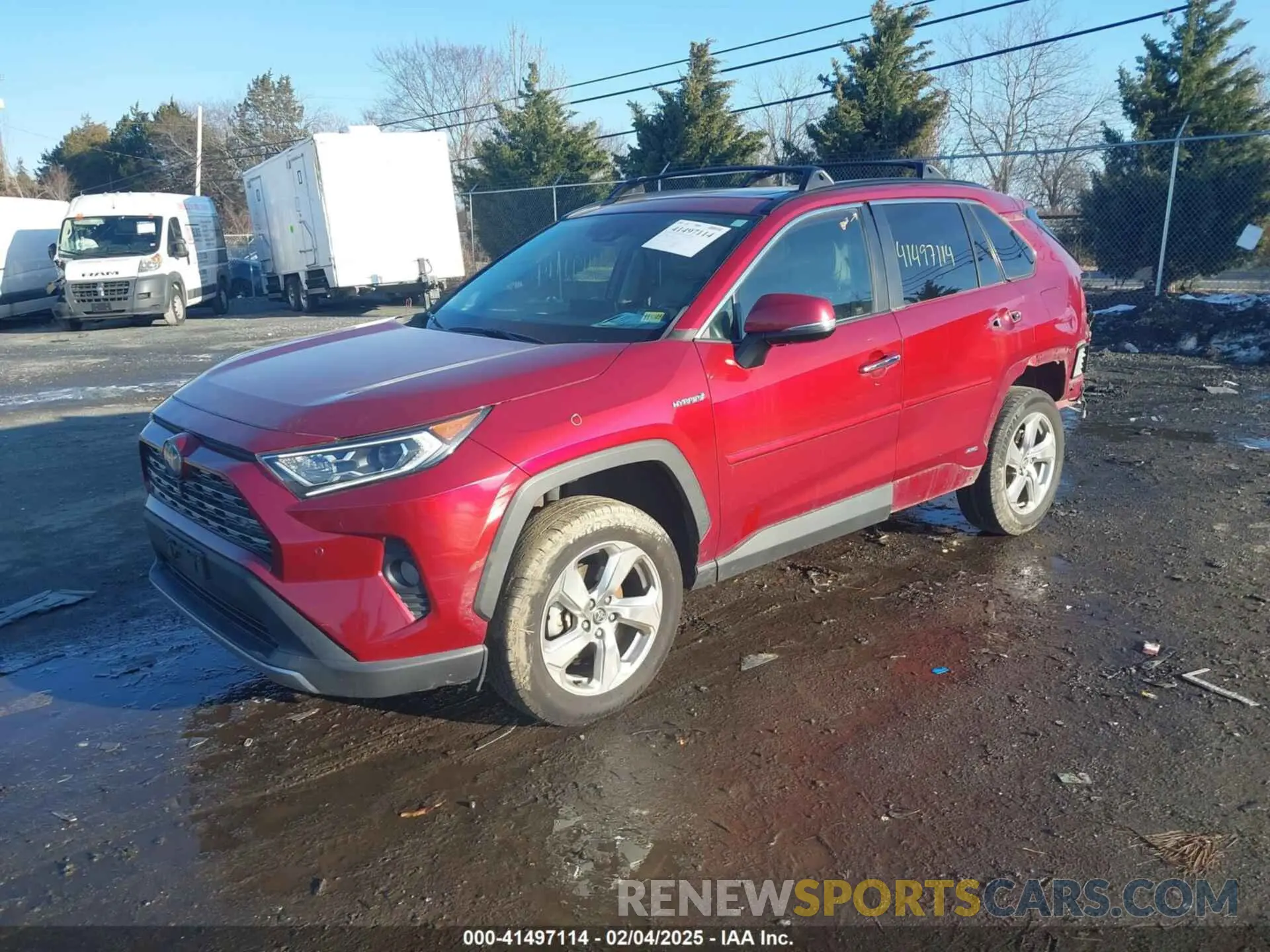 2 Photograph of a damaged car 4T3D6RFV9LU001428 TOYOTA RAV4 HYBRID 2020