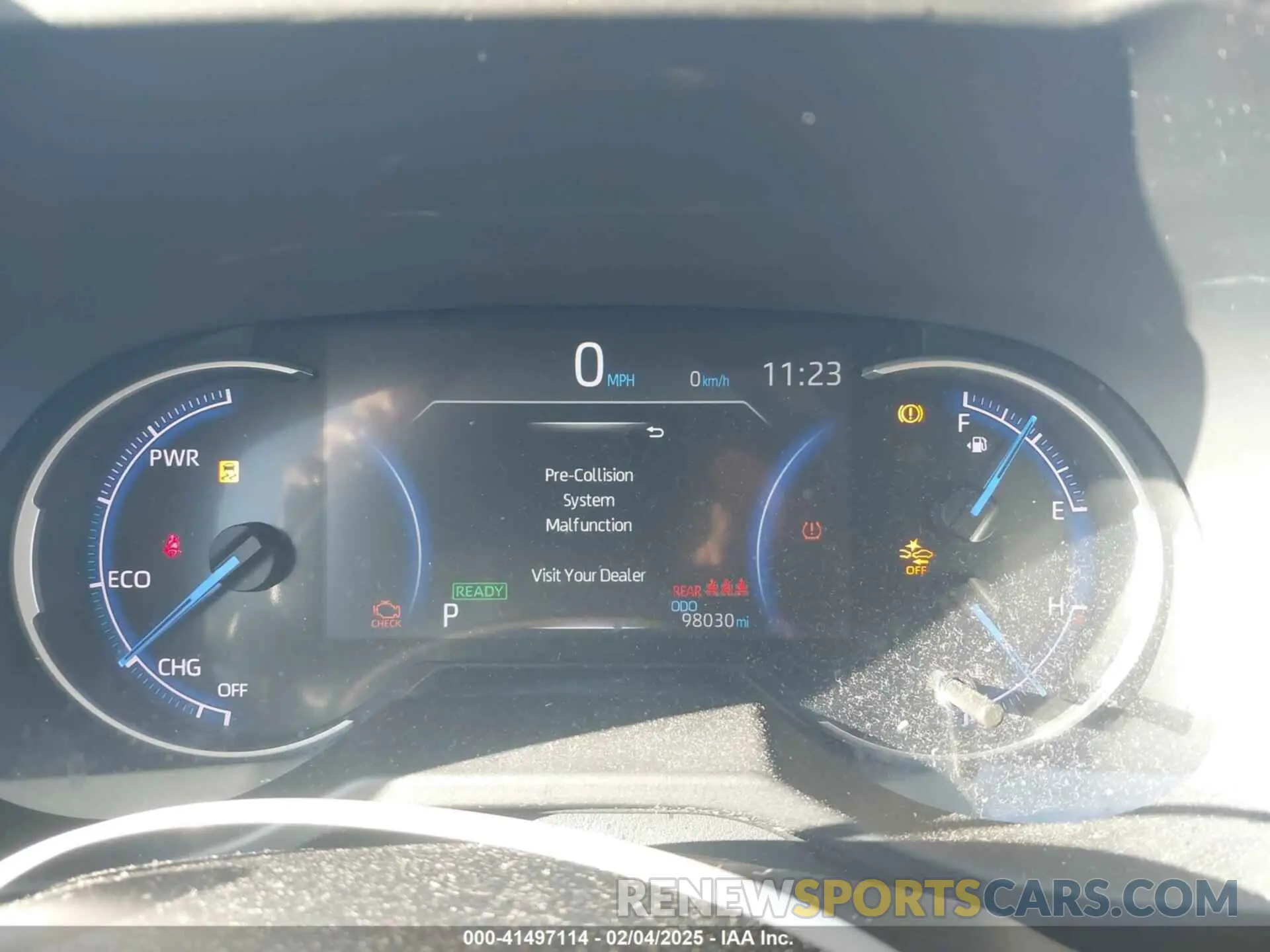 7 Photograph of a damaged car 4T3D6RFV9LU001428 TOYOTA RAV4 HYBRID 2020