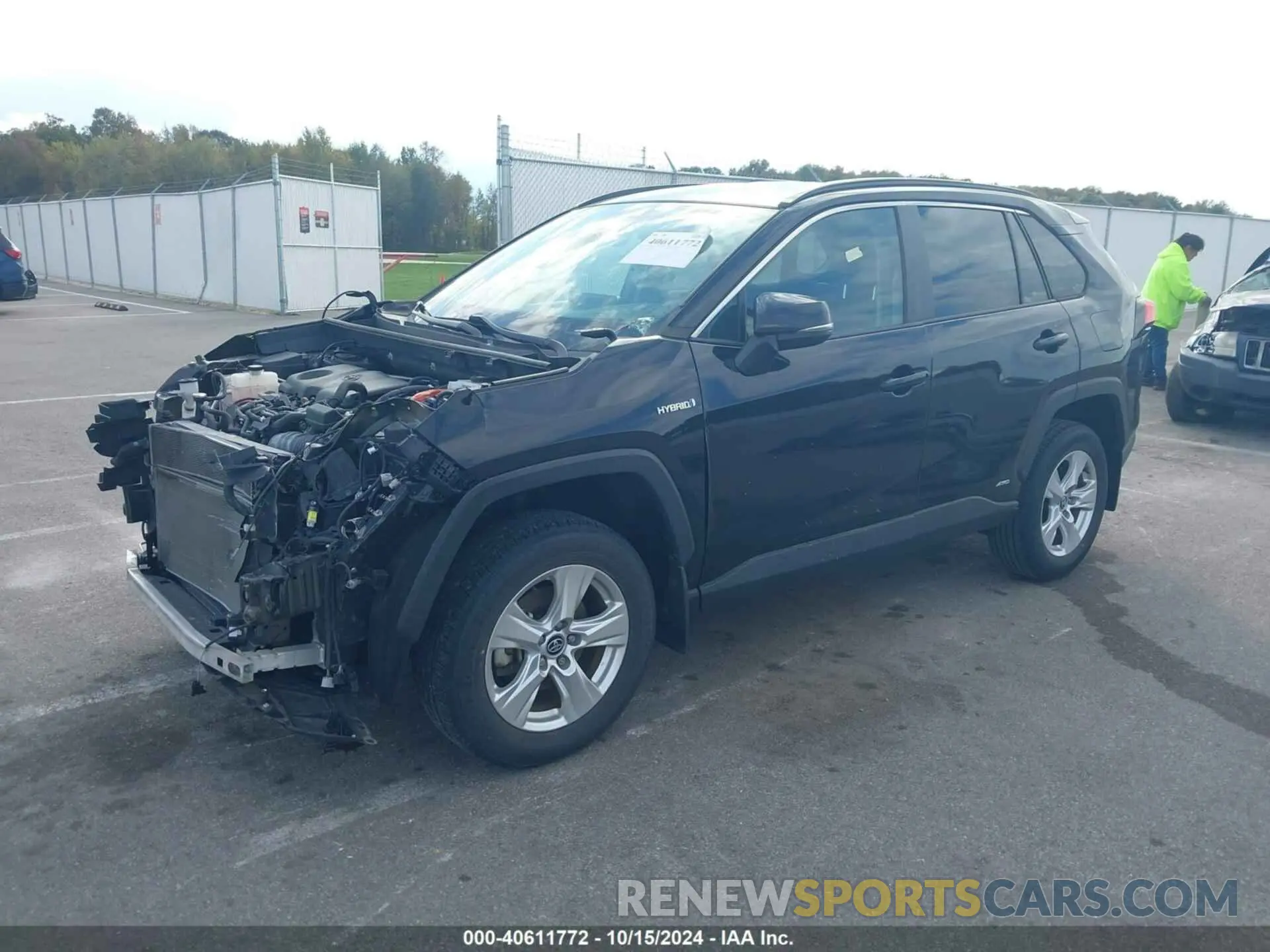 2 Photograph of a damaged car 4T3R6RFV3LU003956 TOYOTA RAV4 HYBRID 2020