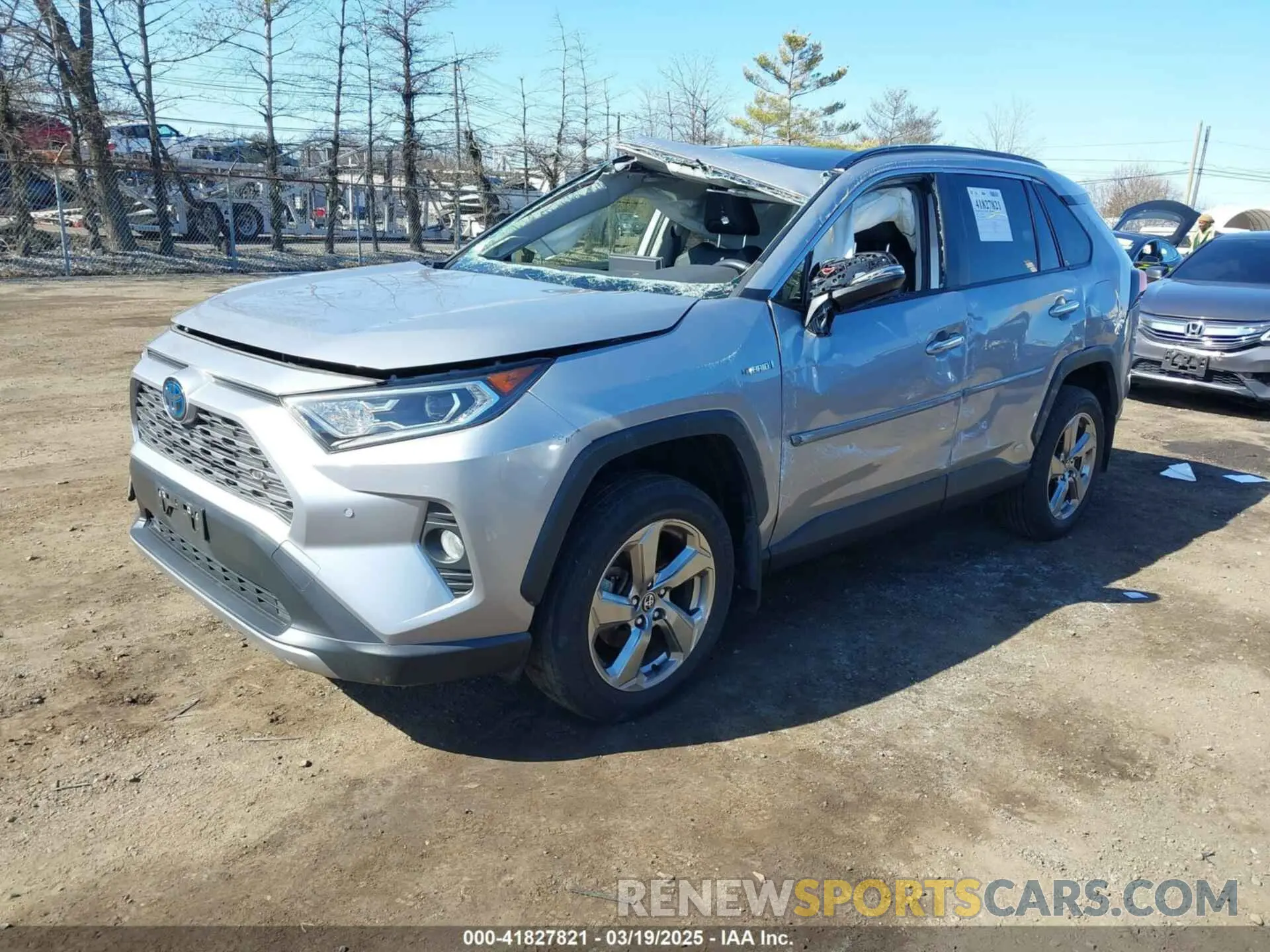 2 Photograph of a damaged car JTMD6RFV8LD005550 TOYOTA RAV4 HYBRID 2020