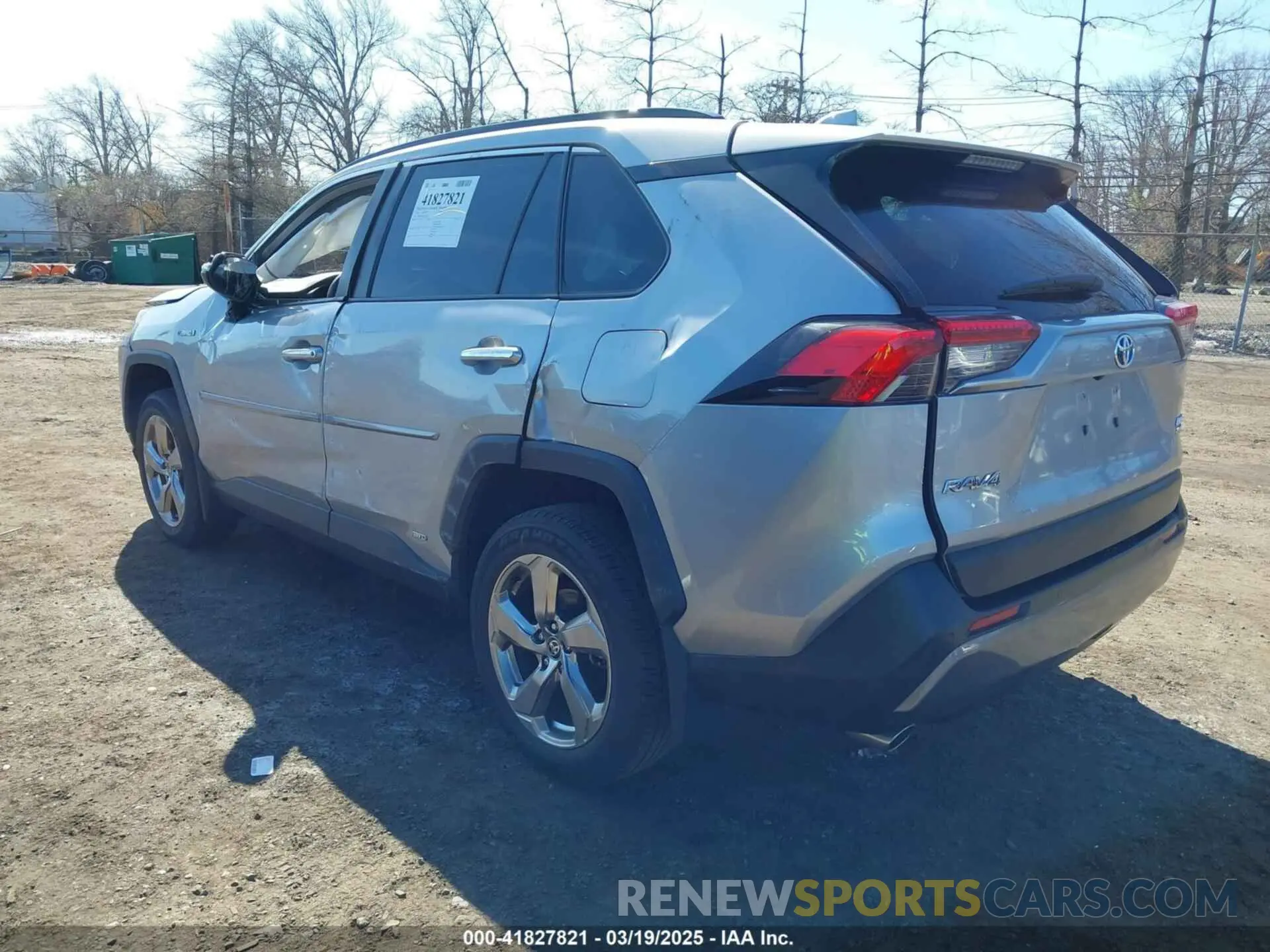 3 Photograph of a damaged car JTMD6RFV8LD005550 TOYOTA RAV4 HYBRID 2020