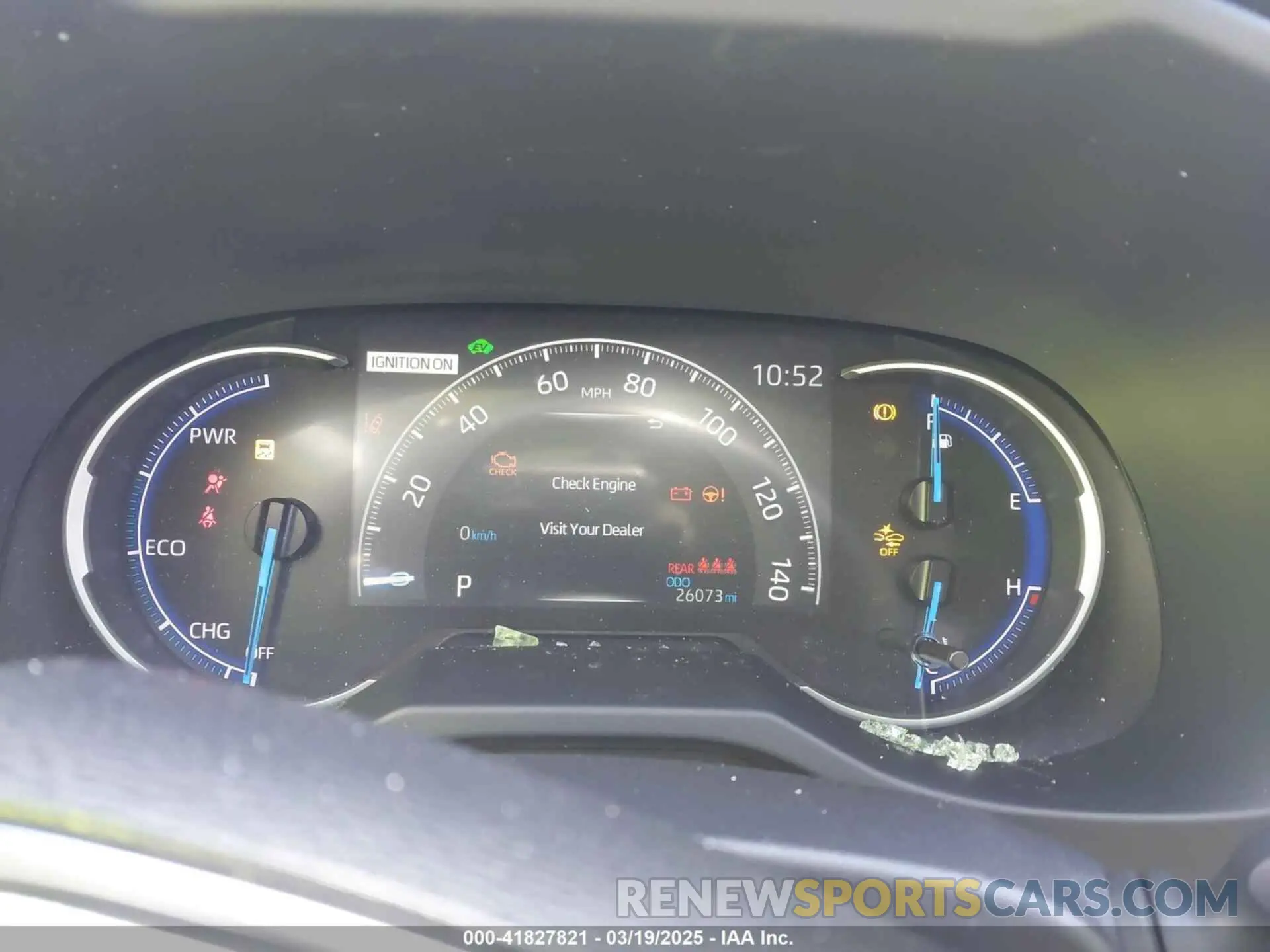 7 Photograph of a damaged car JTMD6RFV8LD005550 TOYOTA RAV4 HYBRID 2020