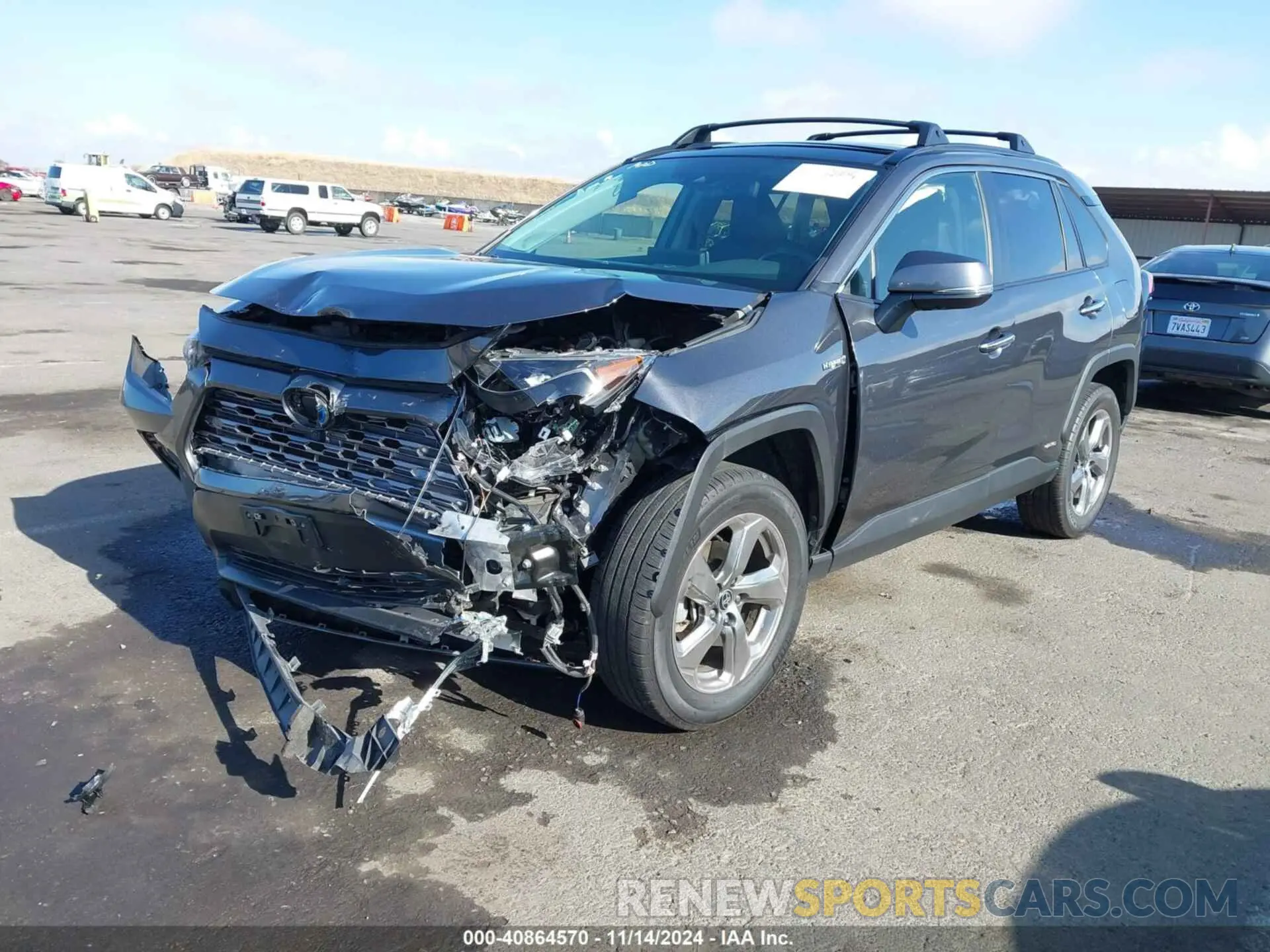 2 Photograph of a damaged car JTMDWRFV1LD538419 TOYOTA RAV4 HYBRID 2020