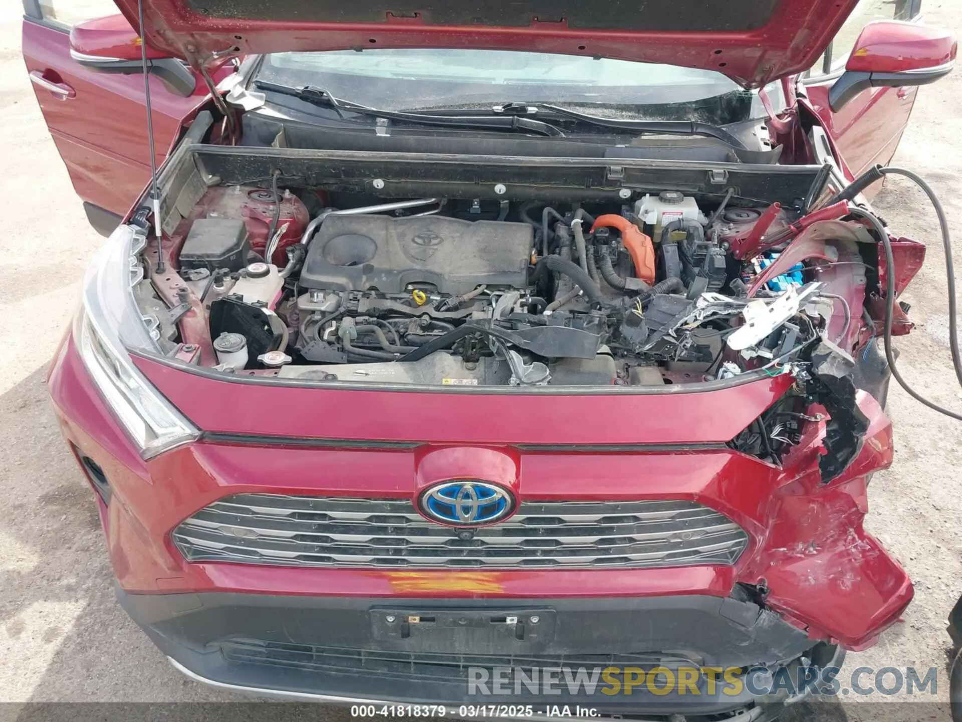 10 Photograph of a damaged car JTMDWRFV2LD550305 TOYOTA RAV4 HYBRID 2020