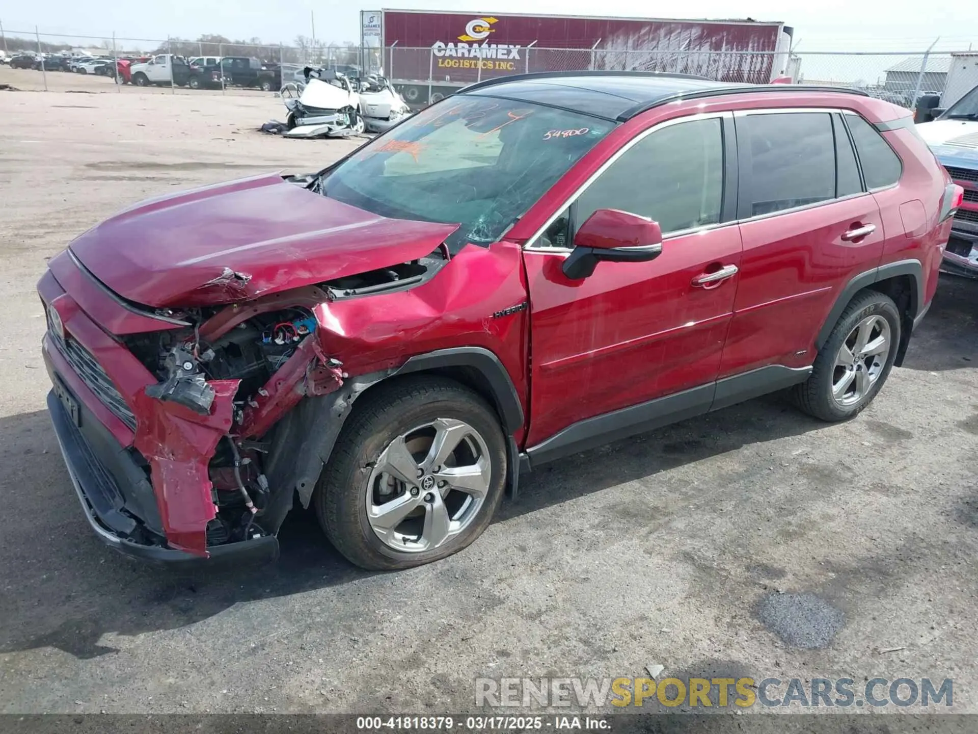 2 Photograph of a damaged car JTMDWRFV2LD550305 TOYOTA RAV4 HYBRID 2020